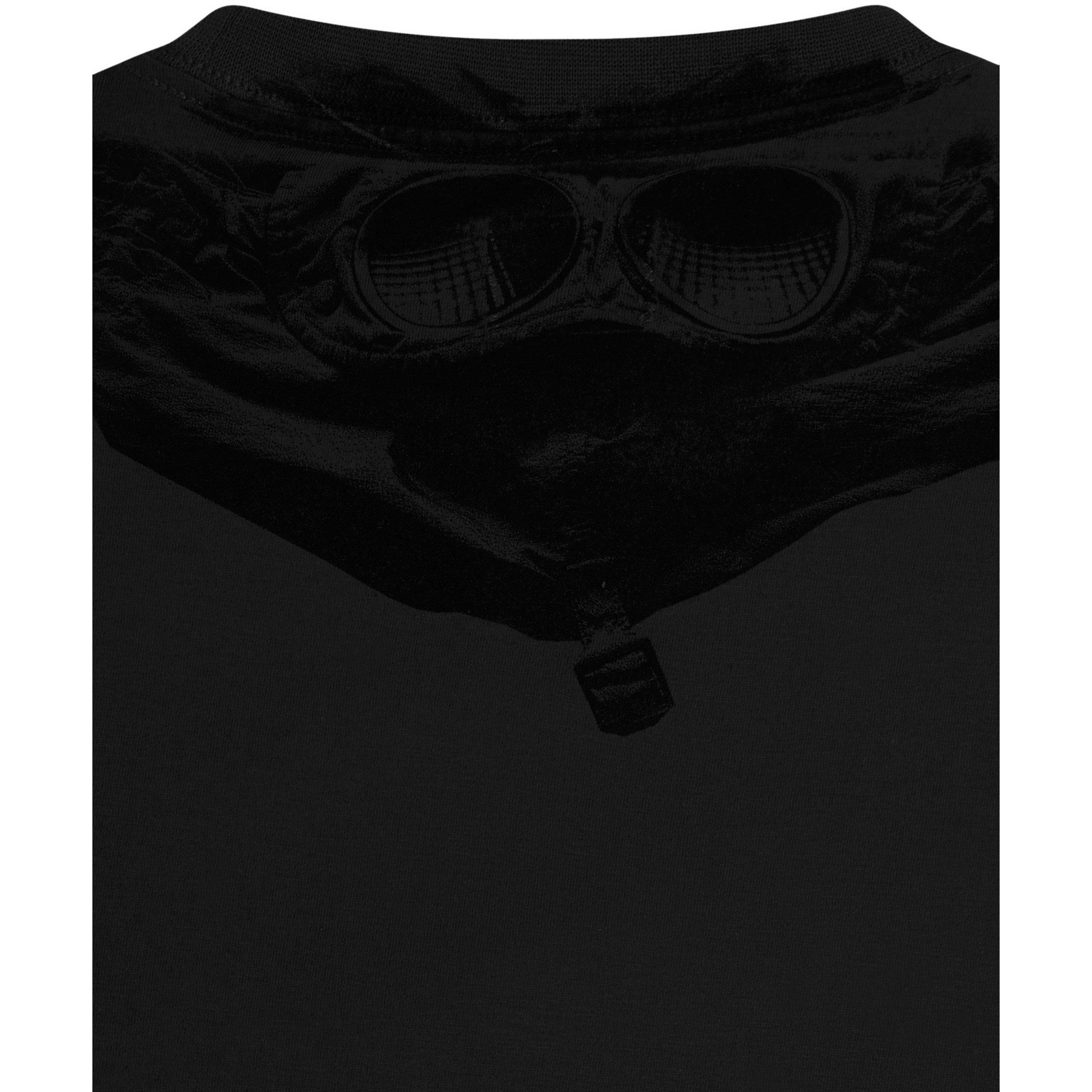 Black 60100 - CP Company - Boys' Goggle Logo Regular Fit T-Shirt - 4