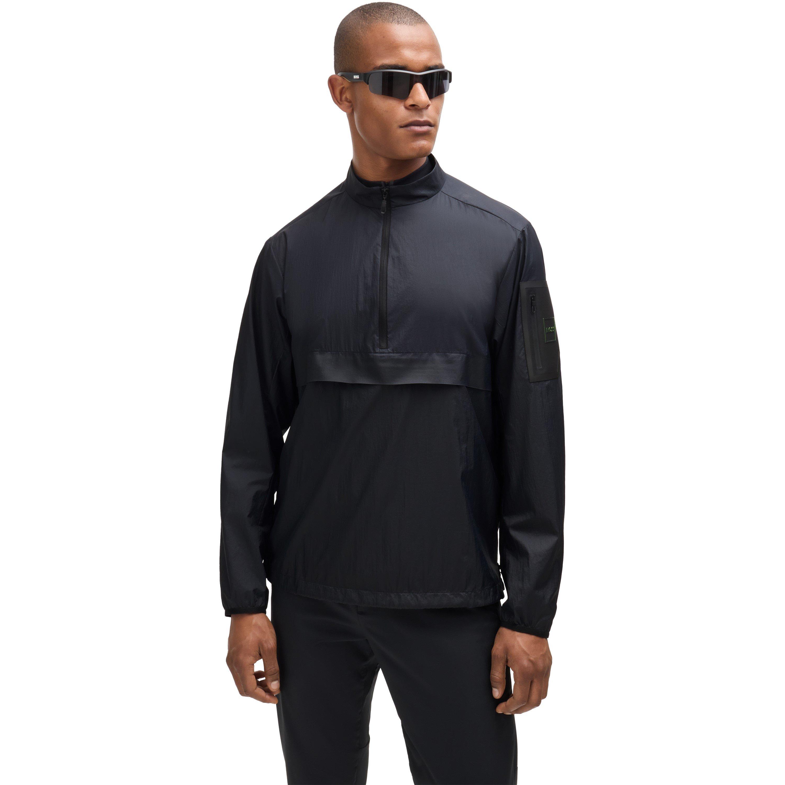 Dark Blue - Boss - Men's Junior Fonse Weather-Resistant Windbreaker - 1