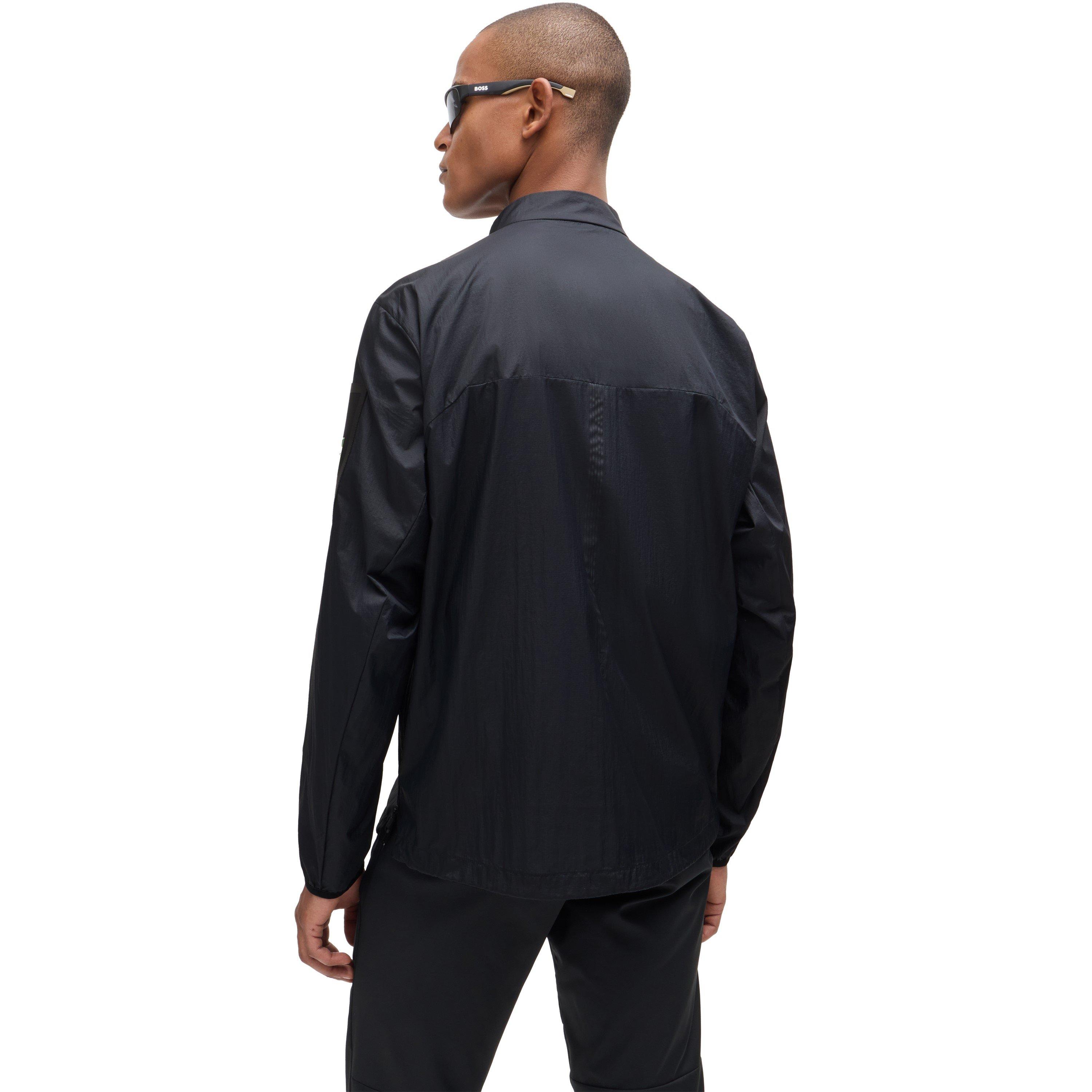 Dark Blue - Boss - Junior Fonse Weather-Resistant Windbreaker - 2