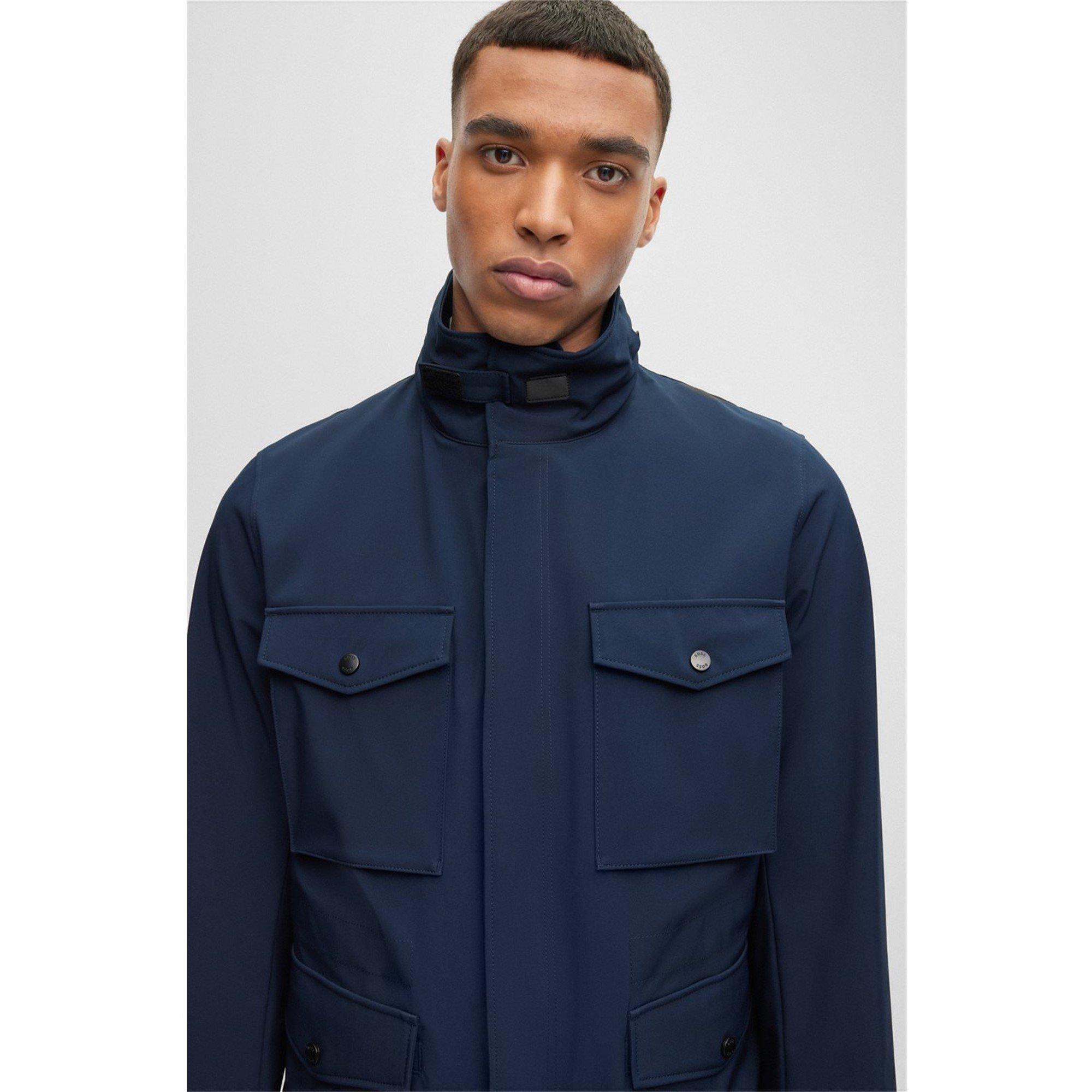 Dark Blue - Boss - Men's P Cardello Trench Coat - 5