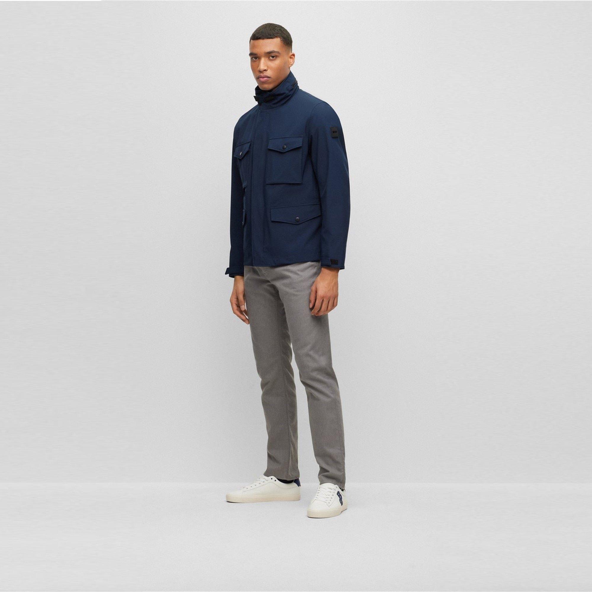 Dark Blue - Boss - Men's P Cardello Trench Coat - 6