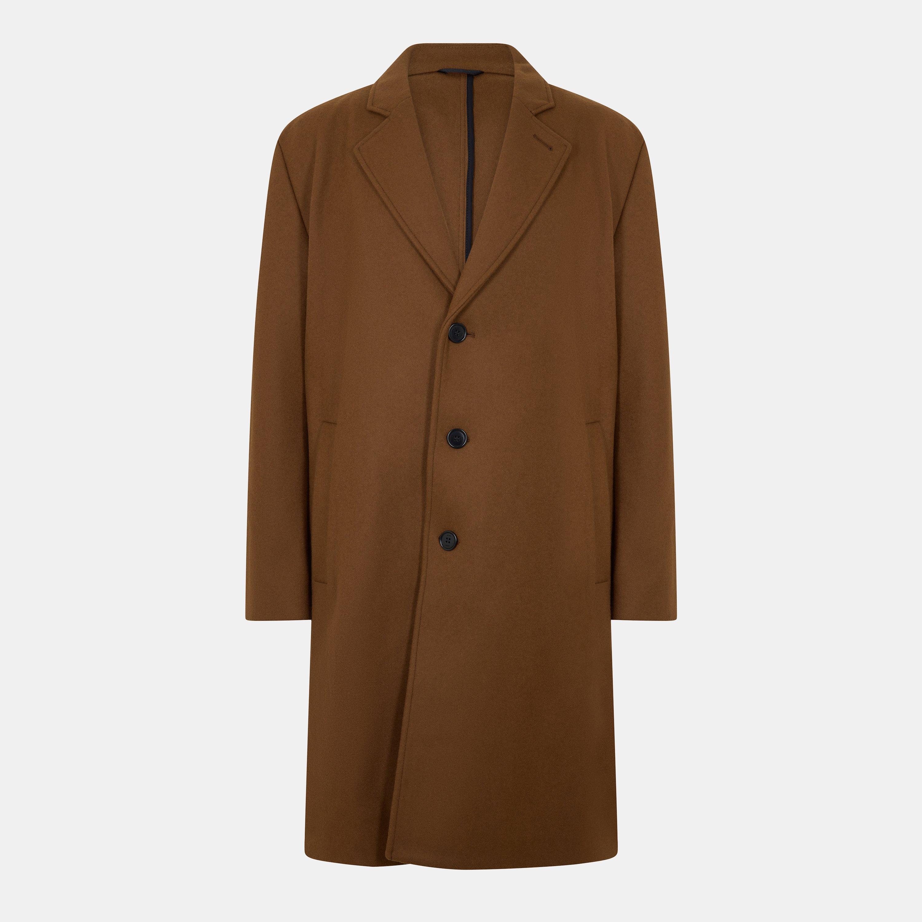 Rust/Copper - Hugo - Men's Malox2341 Overcoat - 1