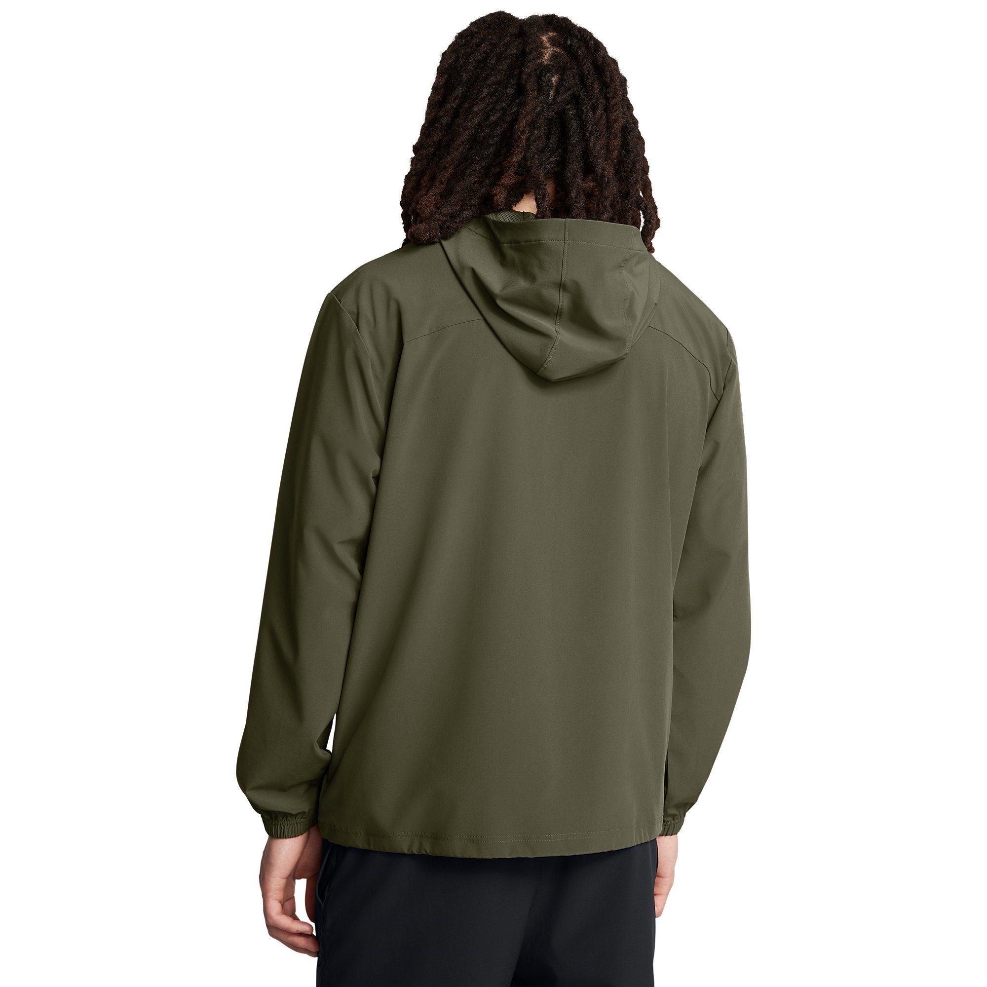 Grün - Under Armour - Vibe Woven Lightweight Wind Resistant Windbreaker - 4
