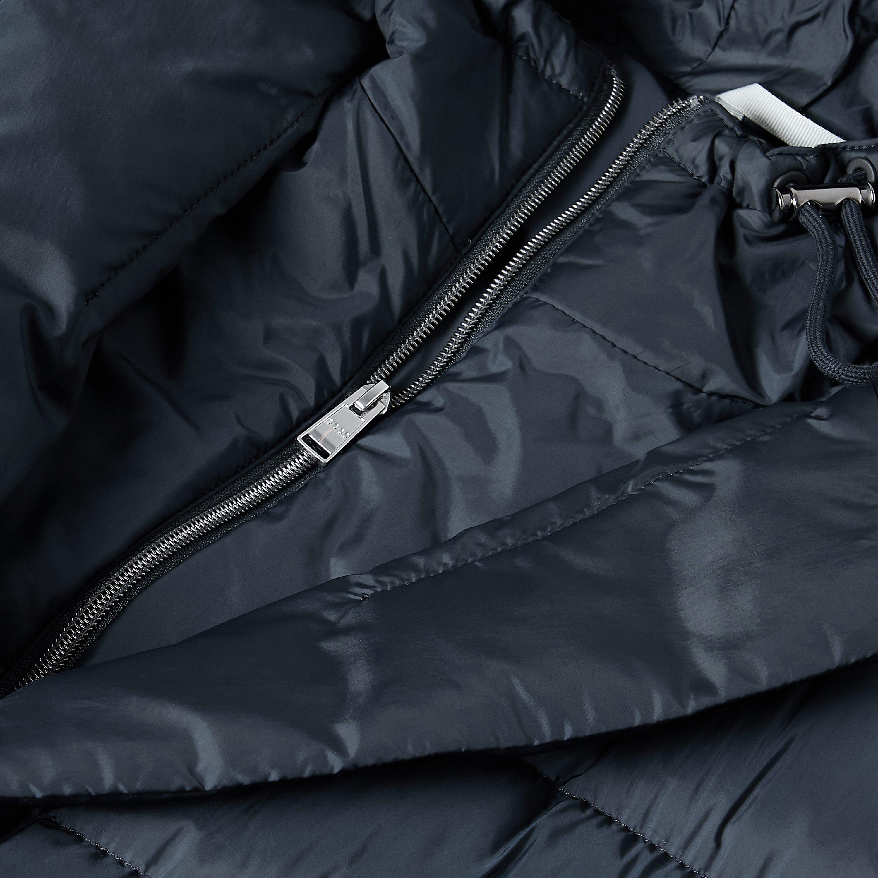 Dark Blue - Boss - Men's Hyde-Pad-Hood Padded Hooded Medium Puffer Jacket - 3