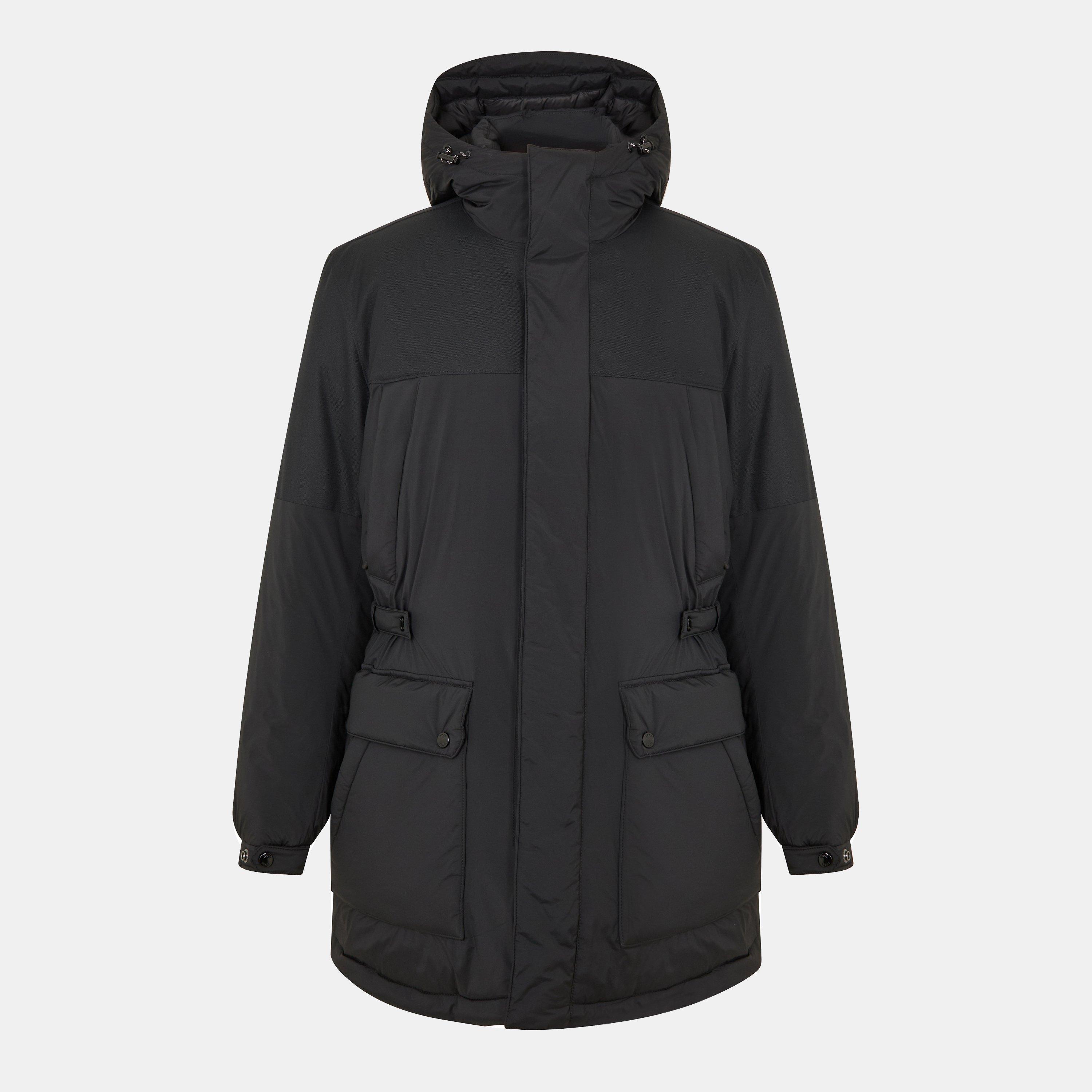 Black - Boss - Men's Camiano Weather-Resistant Insulated Parka - 1