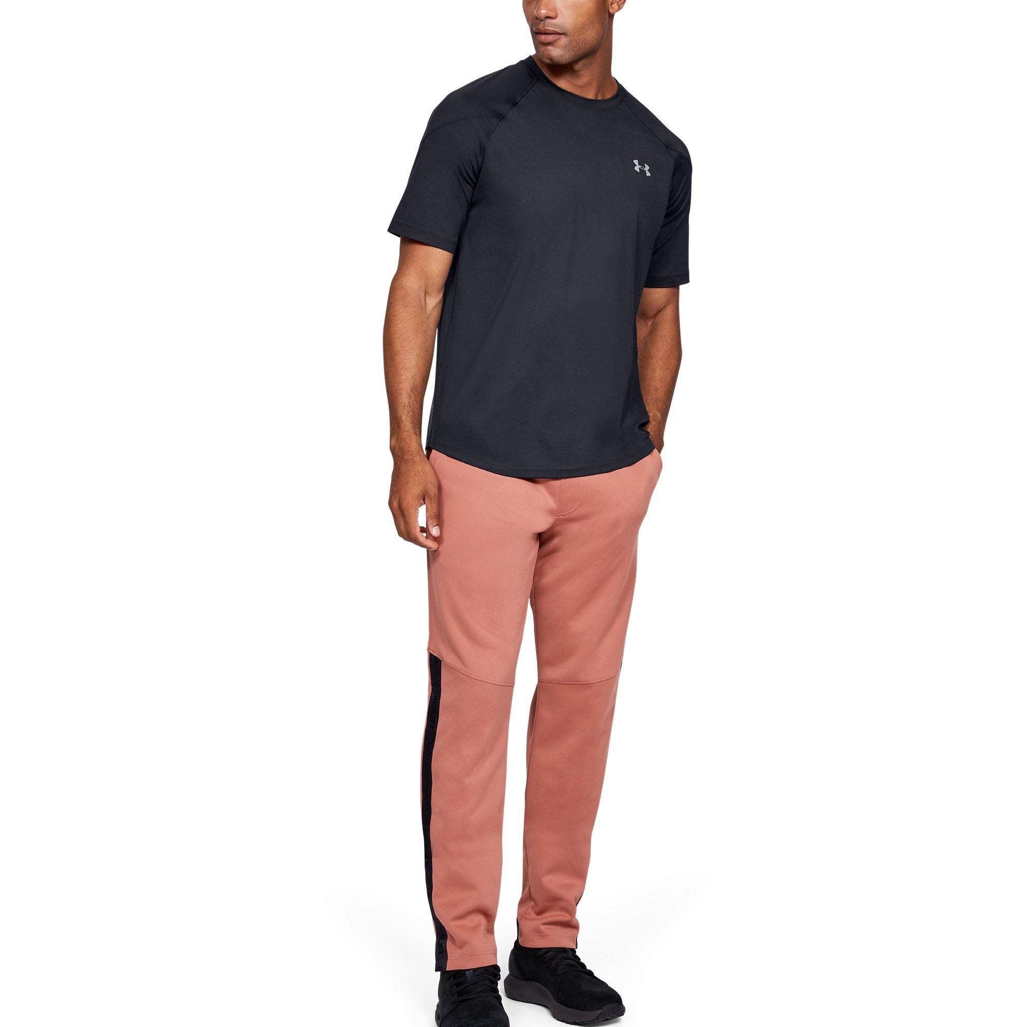 Blck/Metal Silv - Under Armour - Under Recover Short Sleeve T Shirt Mens - 7