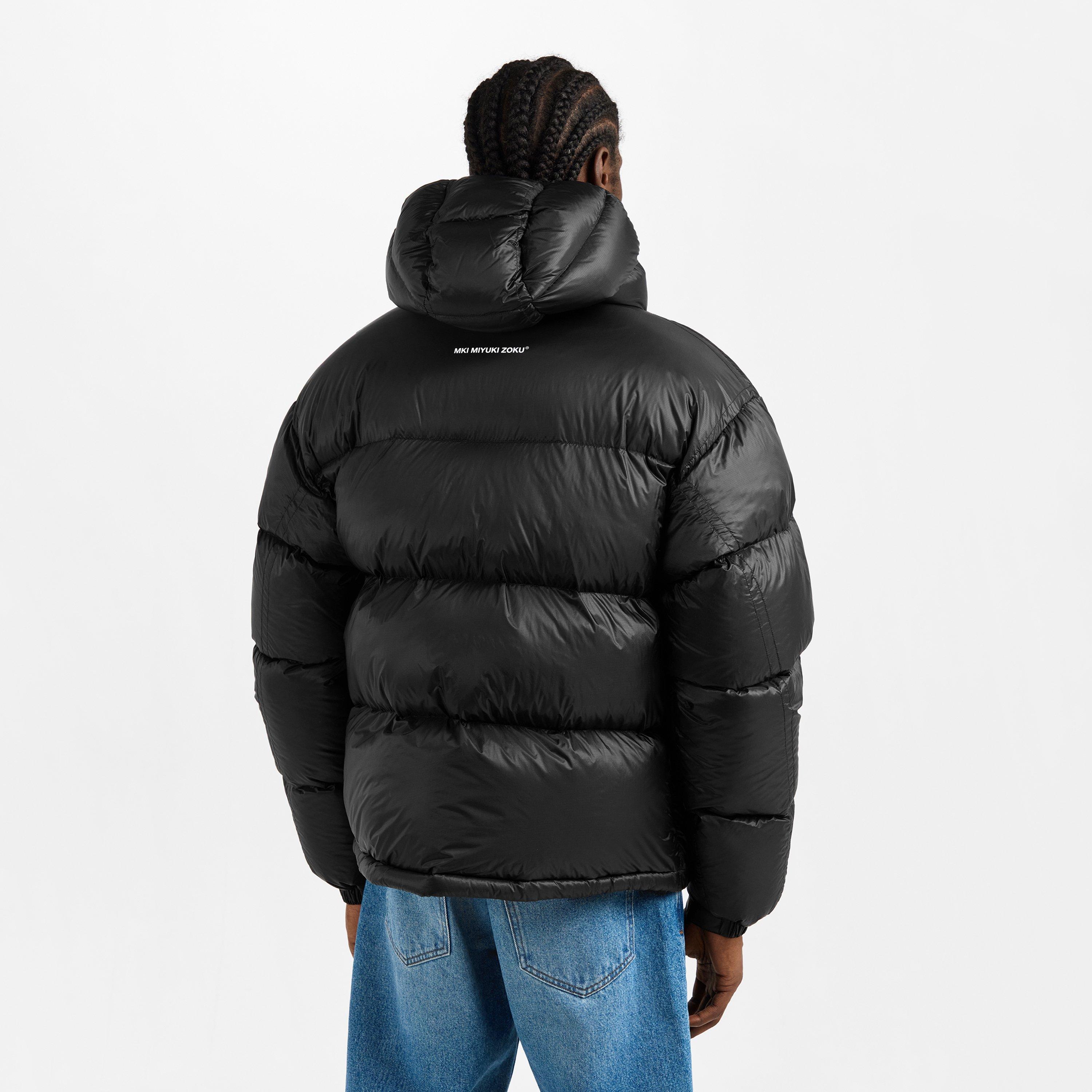 Black - MKI MIYUKI ZOKU - Men's Trans Bubble Medium Puffer Jacket - 4