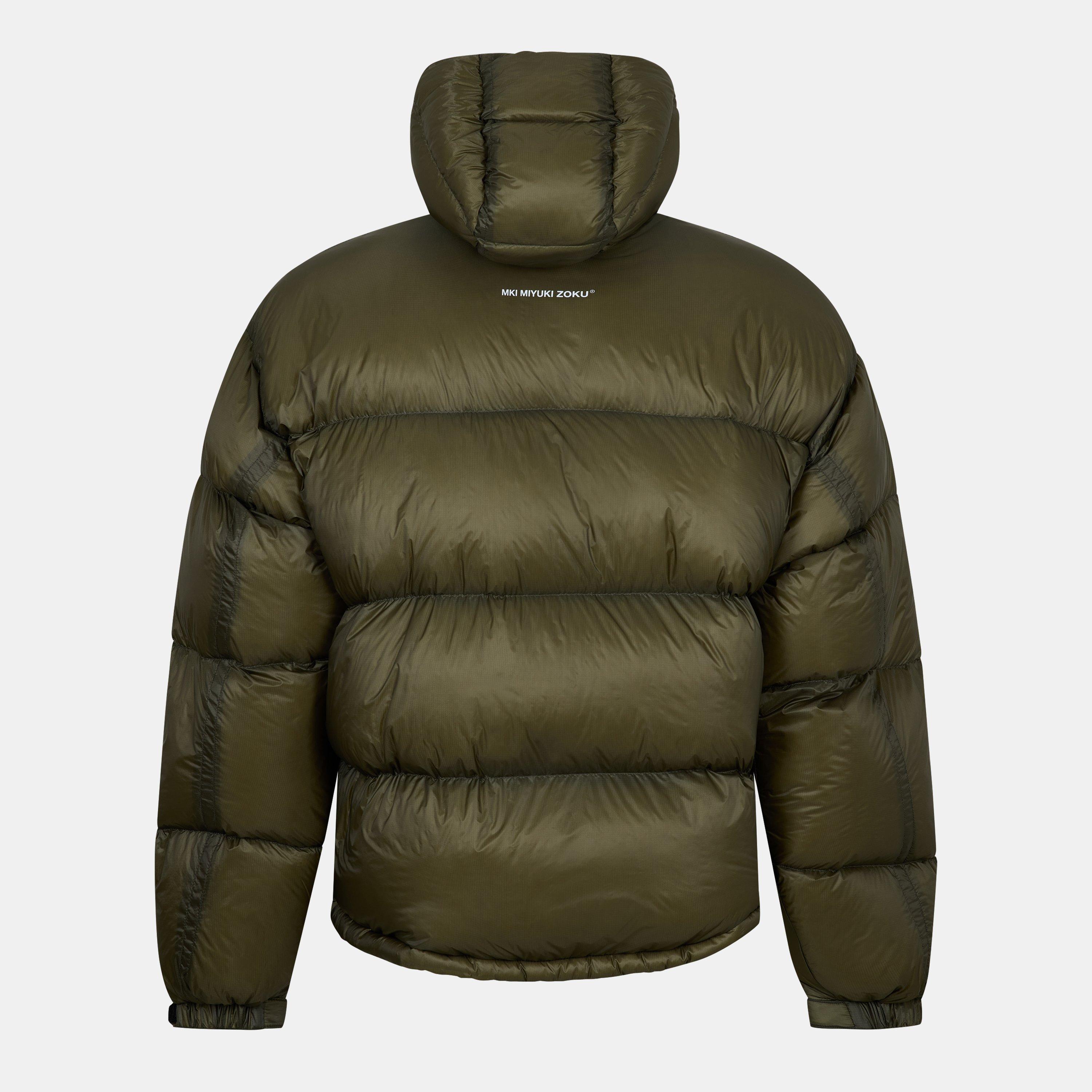 Olive - MKI MIYUKI ZOKU - Men's Trans Bubble Medium Puffer Jacket - 2