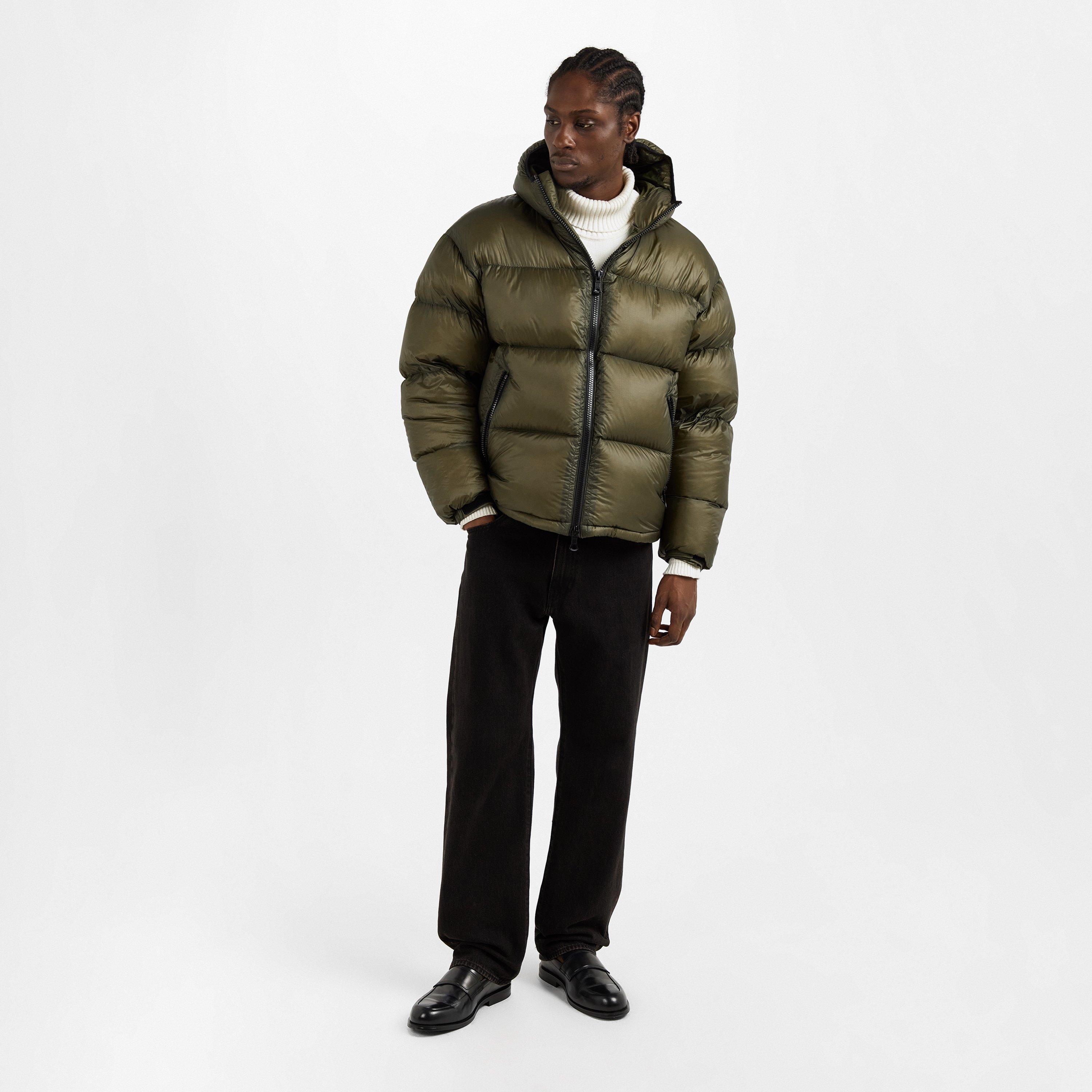 Olive - MKI MIYUKI ZOKU - Men's Trans Bubble Medium Puffer Jacket - 6