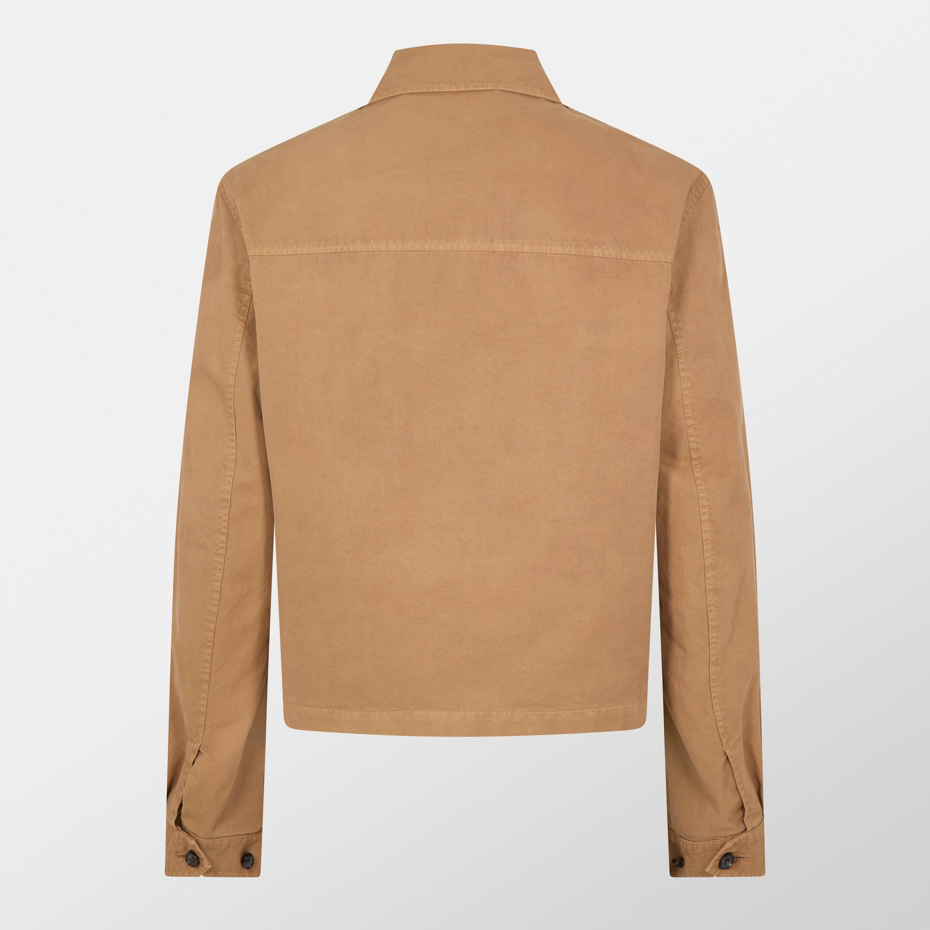 Sand - Alexander McQueen - Men's Alex Embroidered Zipped Overshirt - 2