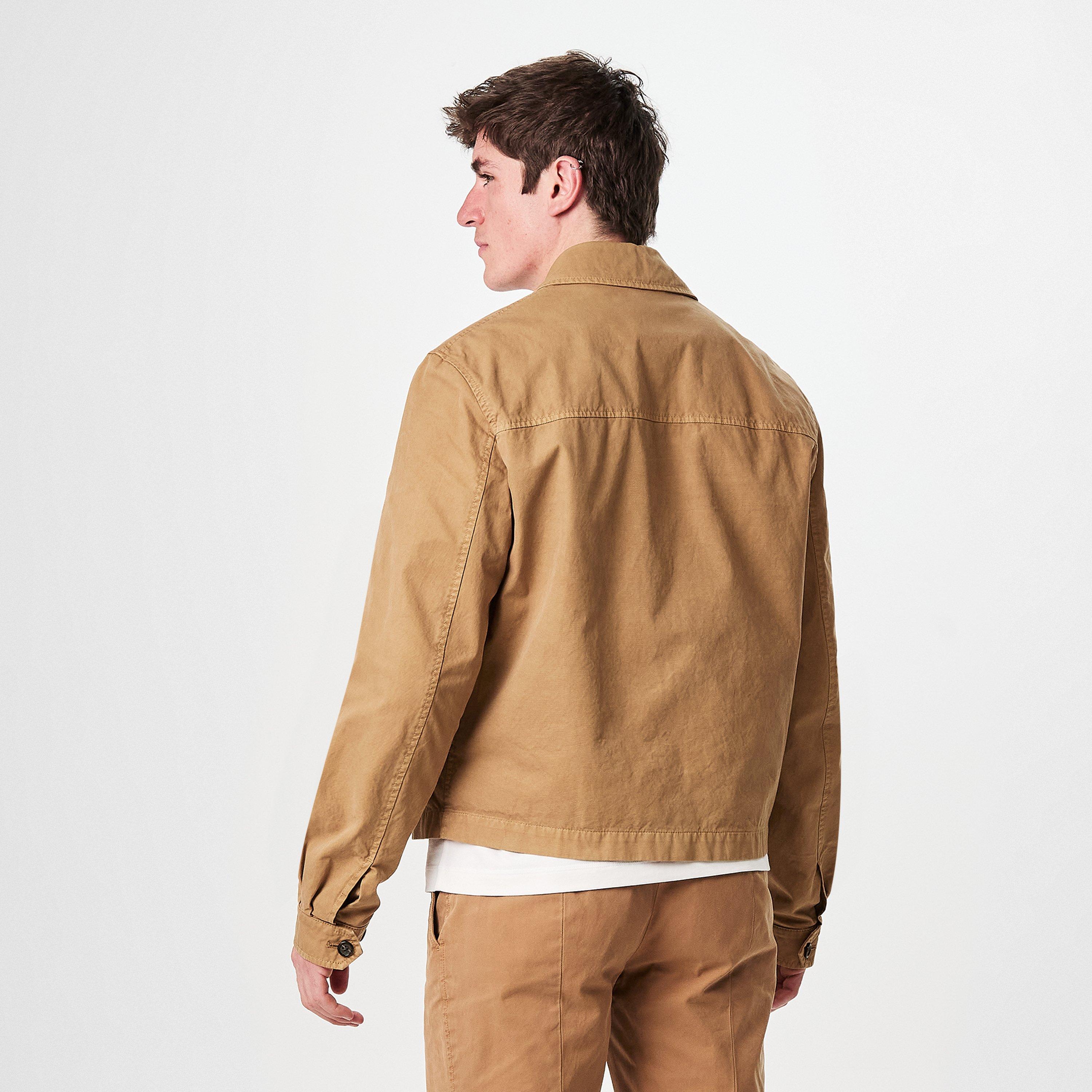 Sand - Alexander McQueen - Men's Alex Embroidered Zipped Overshirt - 4