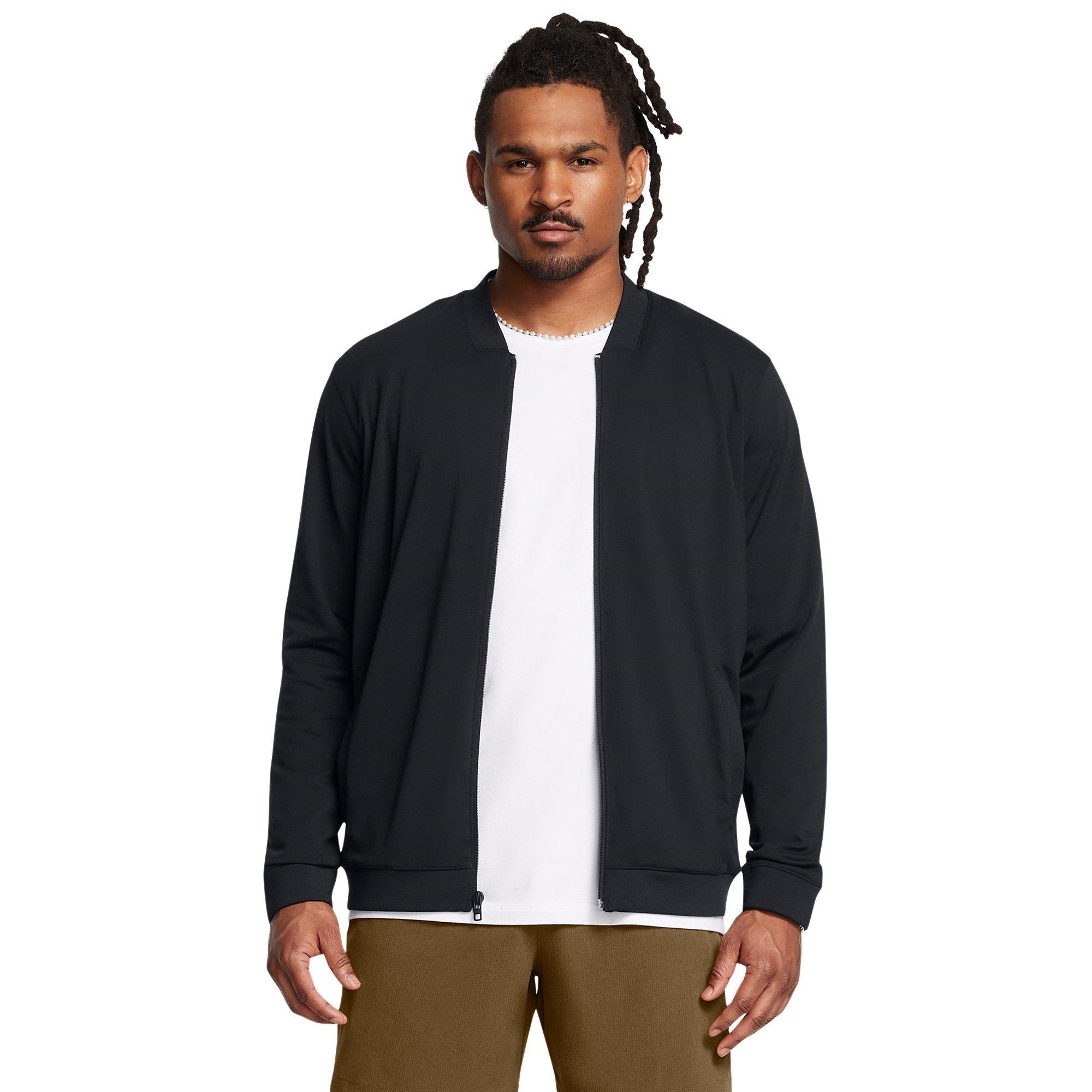 Nero - Under Armour - Meridian Bomber Four-Way Stretch Moisture-Wicking Performance Training Jacket - 3