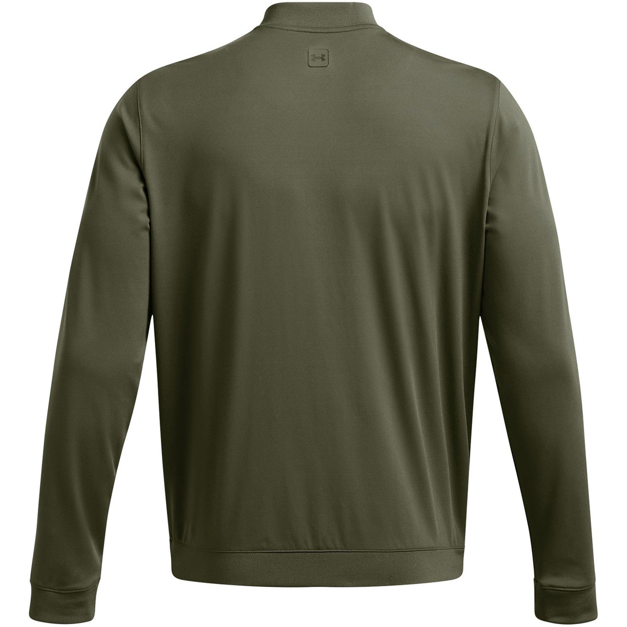 Green - Under Armour - Men's Meridian Bomber Four-Way Stretch Moisture-Wicking Performance Training Jacket - 2
