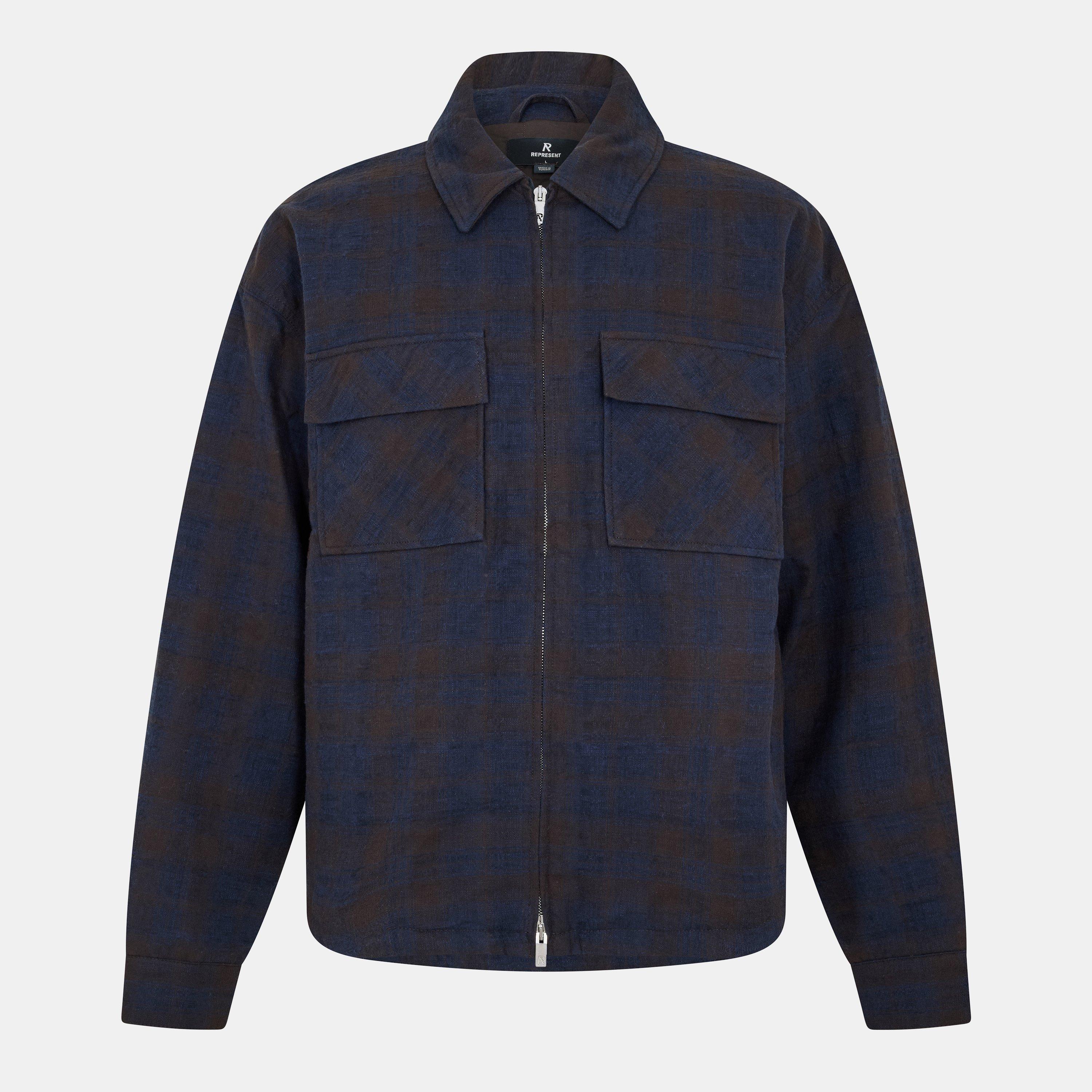 Midnight Navy - Represent - Men's Structured Overshirt - 1