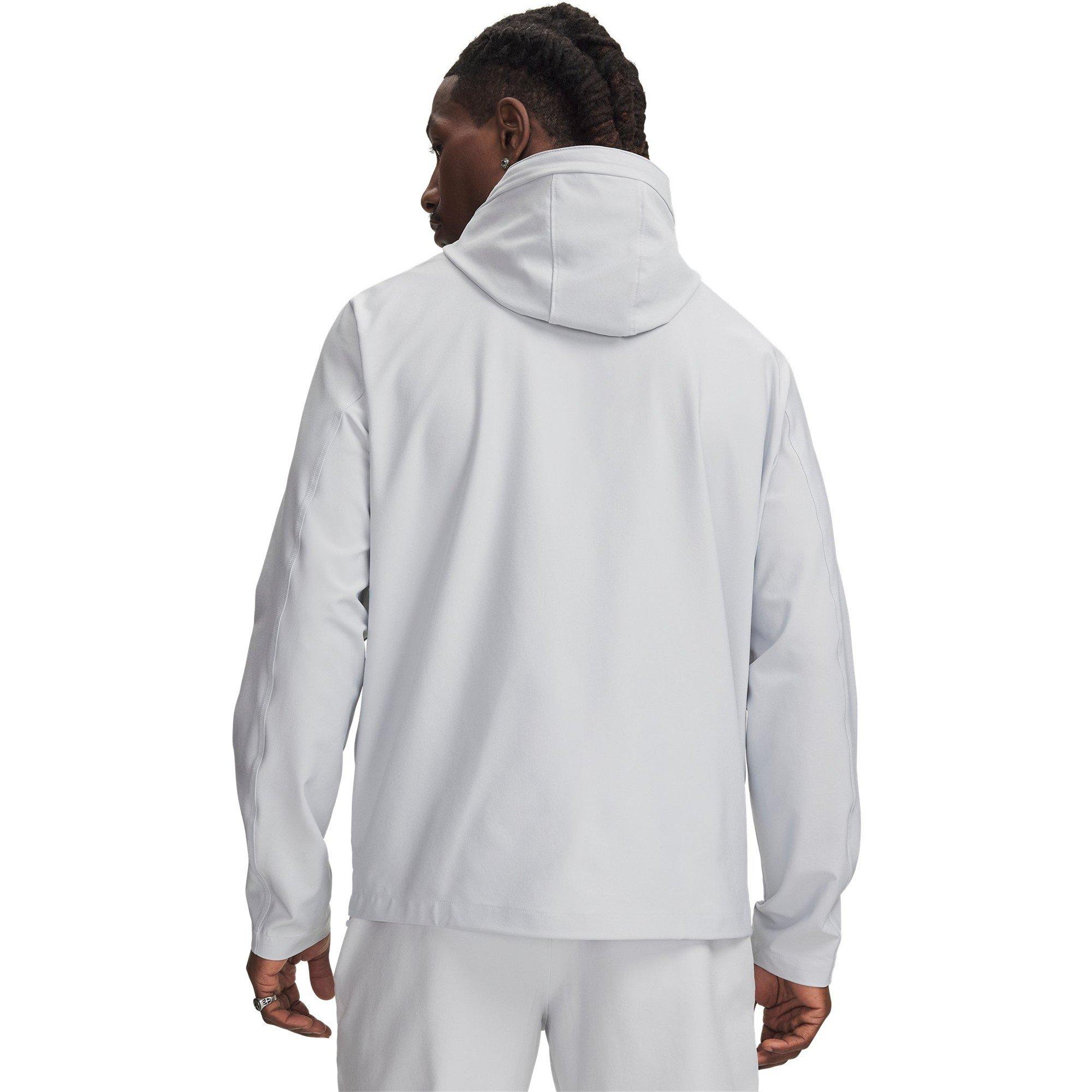 Gray/Black - Under Armour - Men's Unstoppable Woven Performance Training Jacket - 2