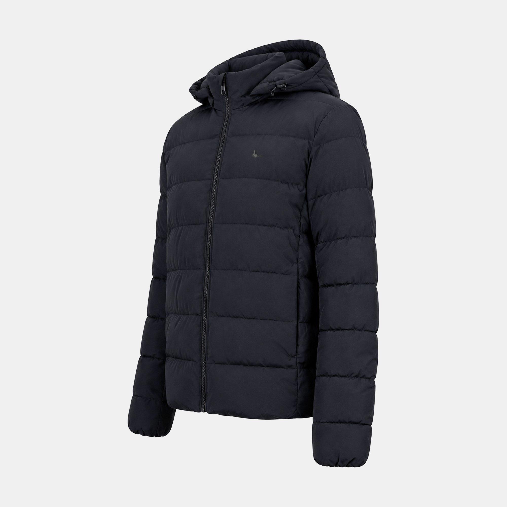 Black - Jack Wills - Men's Kershaw Water Resistant Synthetic Fill Short Puffer Jacket - 3