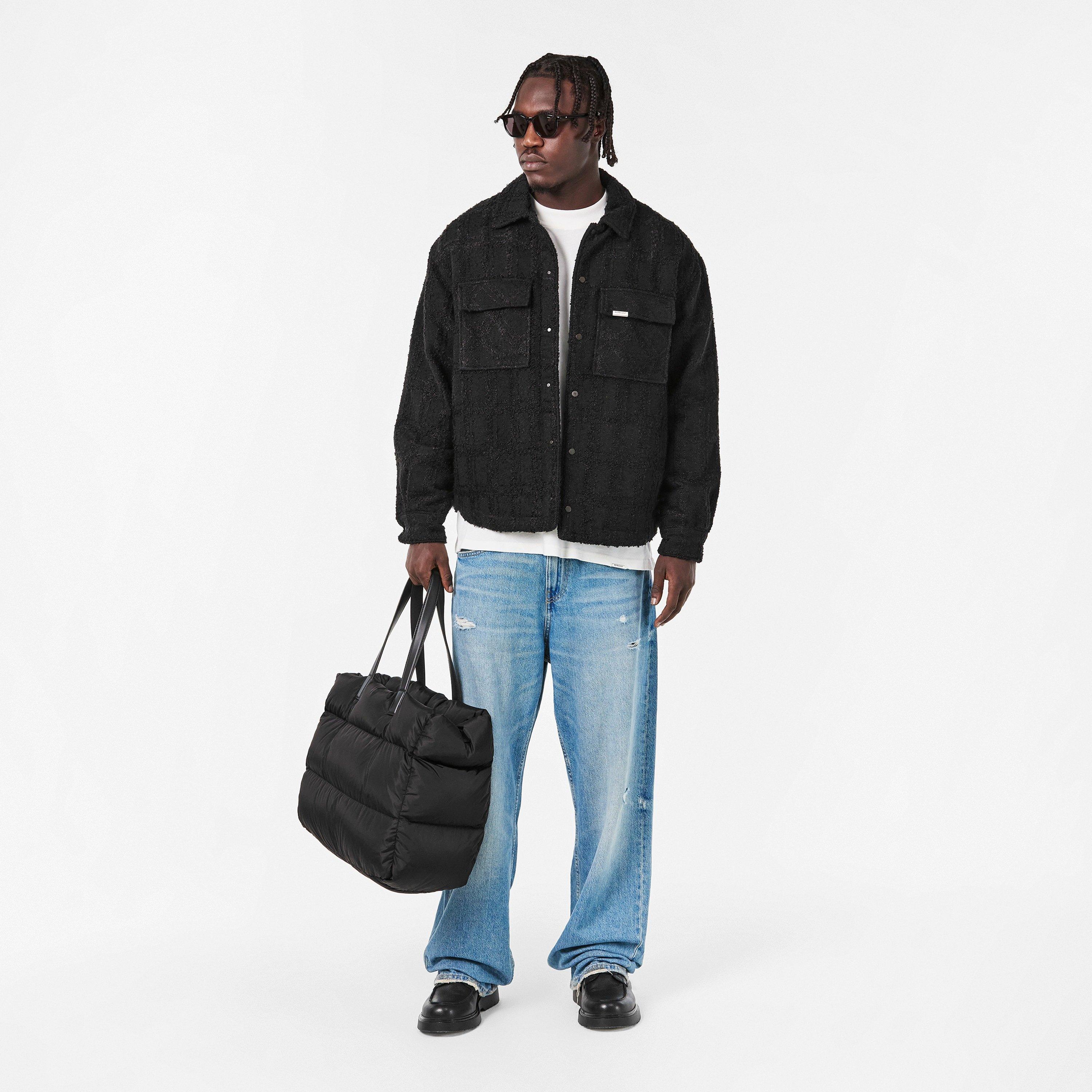 Black - Represent - Men's  Structured Overshirt - 6