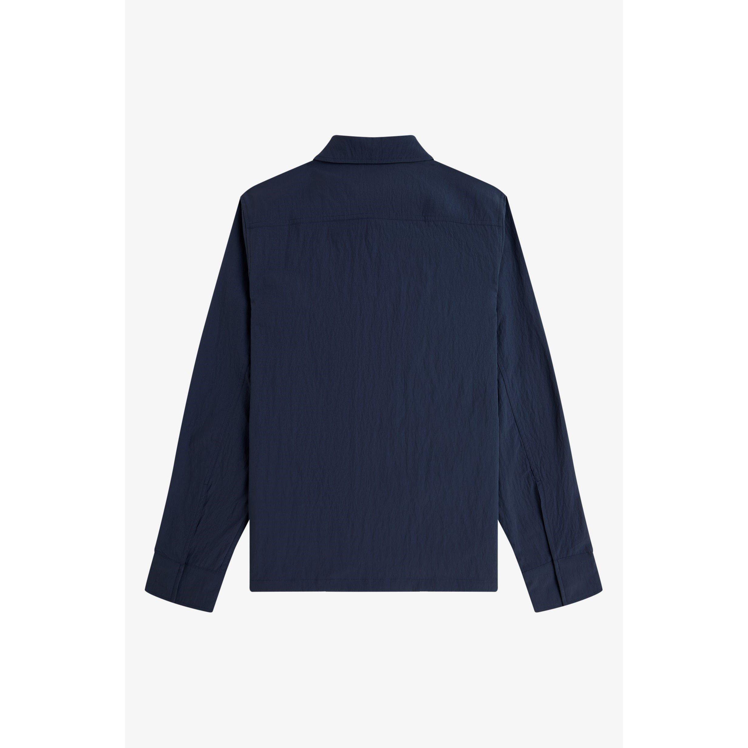 Dk Airforce 738 - Fred Perry - Men's  Long Sleeve Zip Overshirt - 2