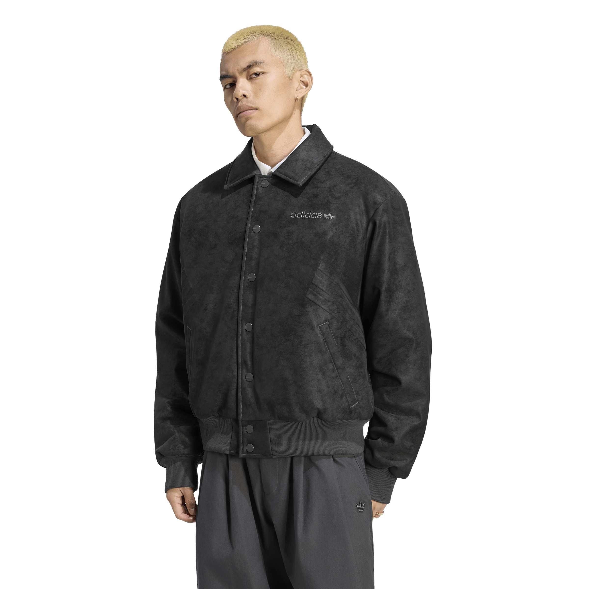 Utility Black - adidas Originals - Adi OG Pleather Jkt Sn64 - 3