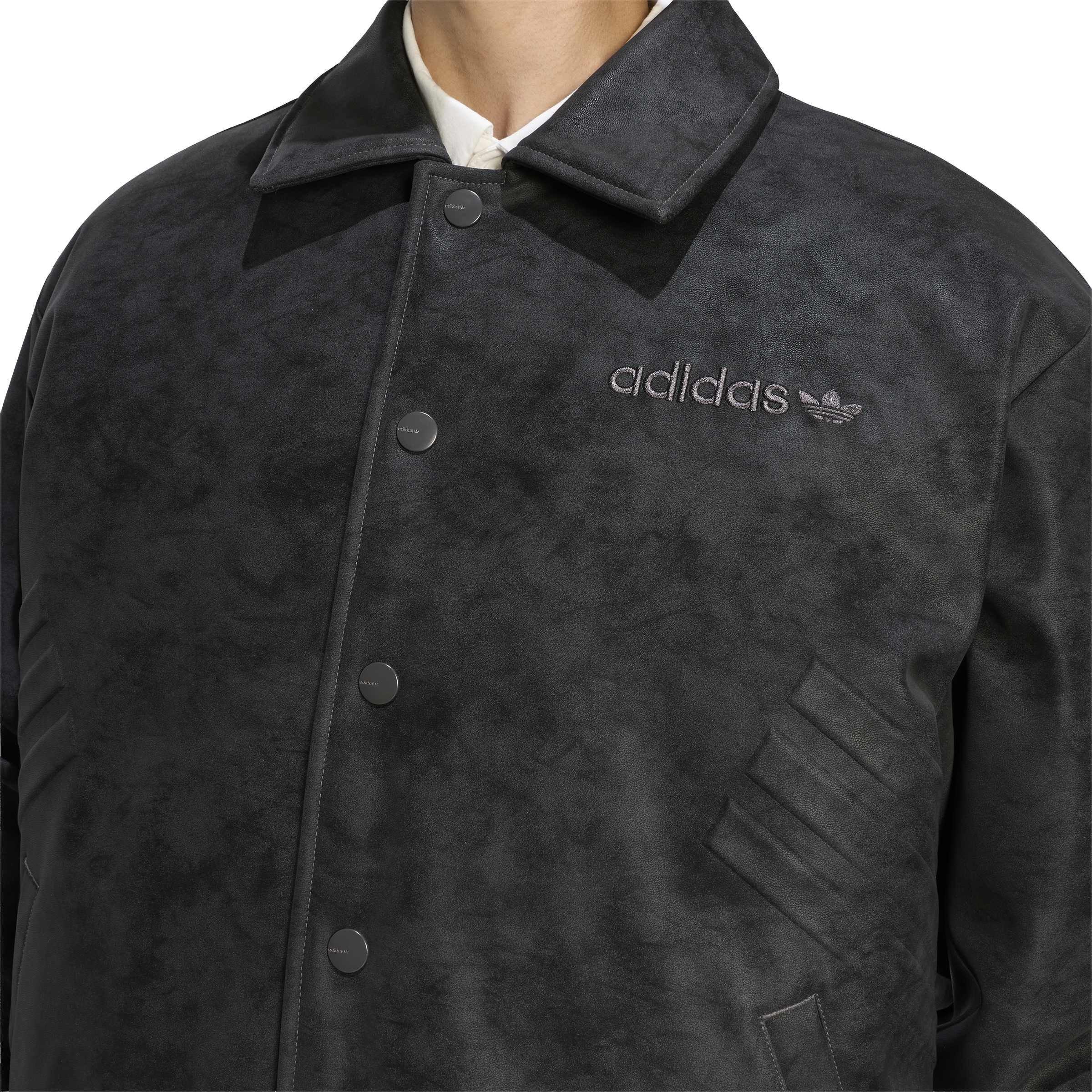 Utility Black - adidas Originals - Adi OG Pleather Jkt Sn64 - 5