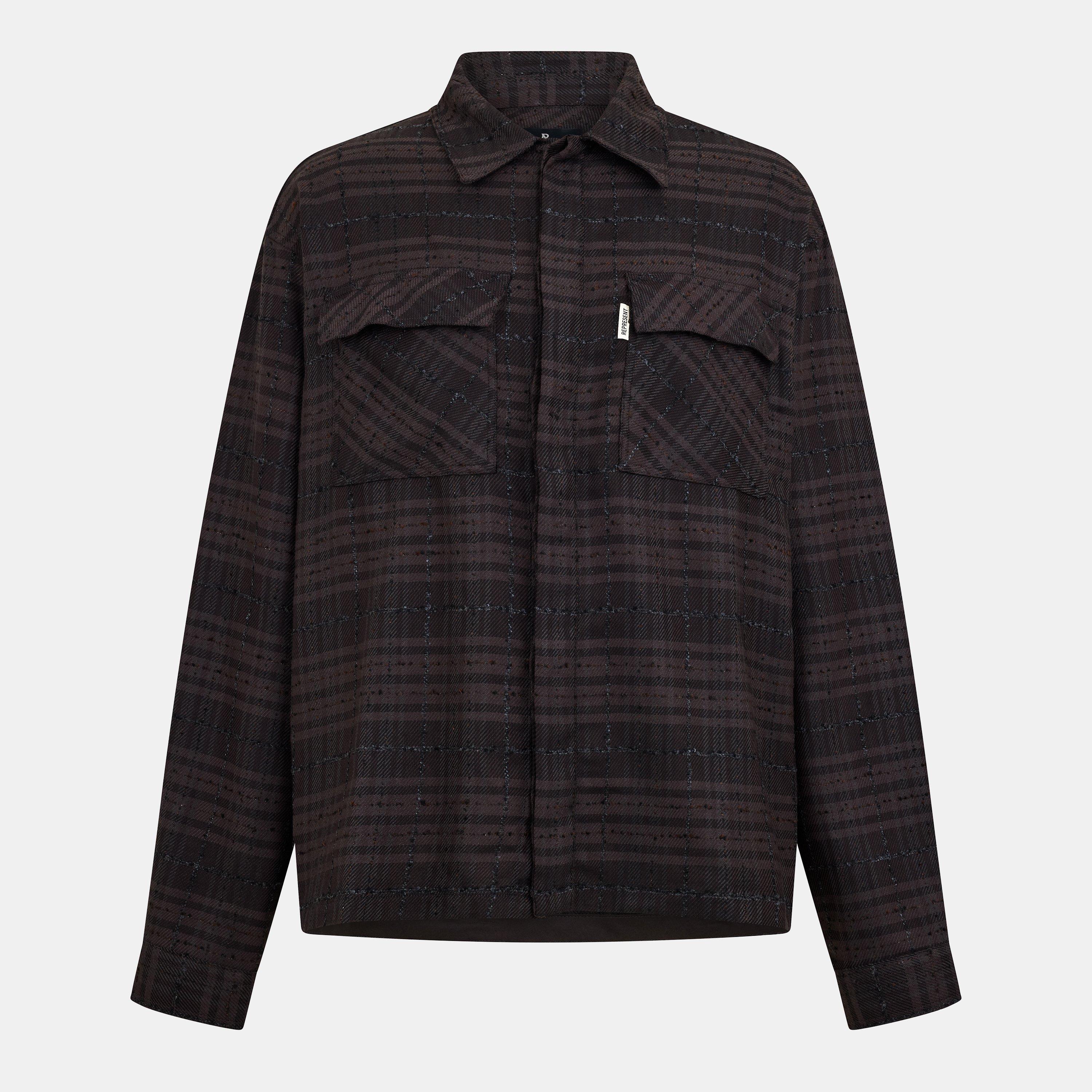 Represent Men's Overshirt - Coffee - S
