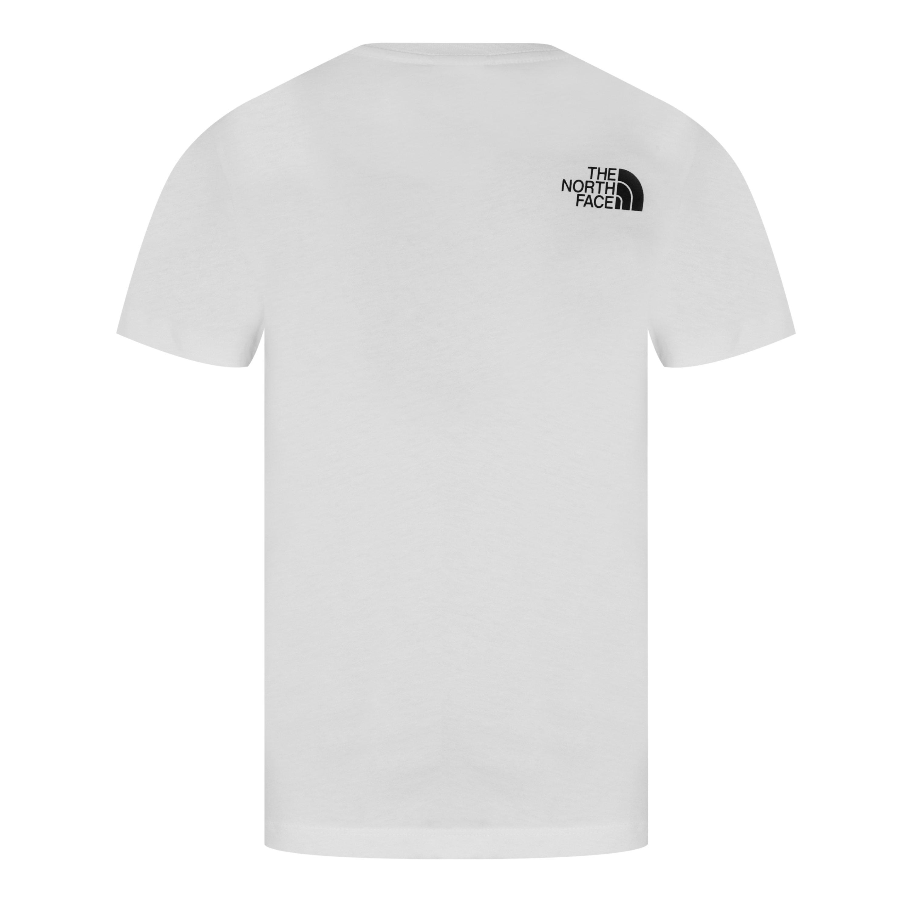TNF Wit - The North Face - Simple Dome Regular Fit T-Shirt Juniors - 2