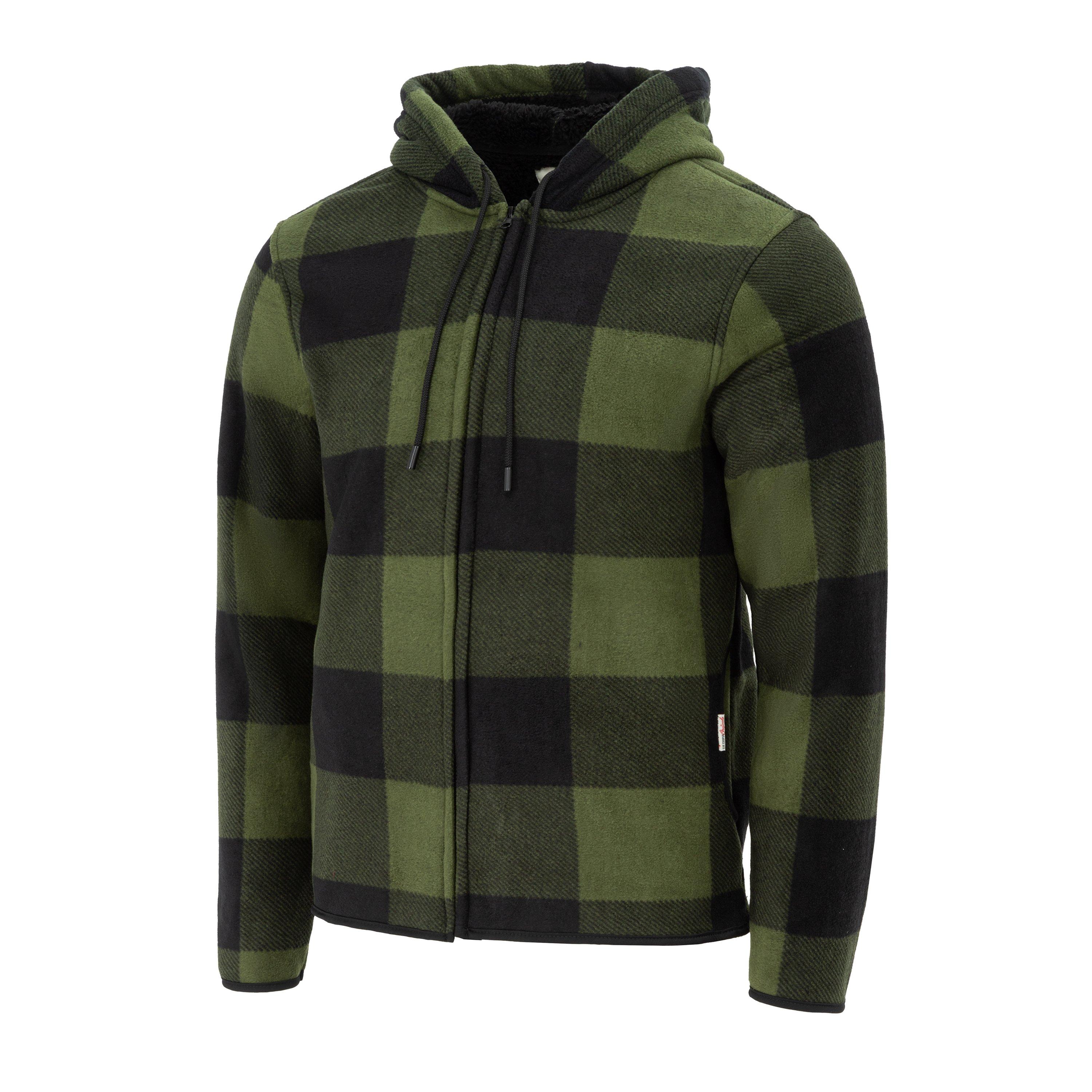 Grün - Lee Cooper - Zip Mens Sherpa Jacket - 3