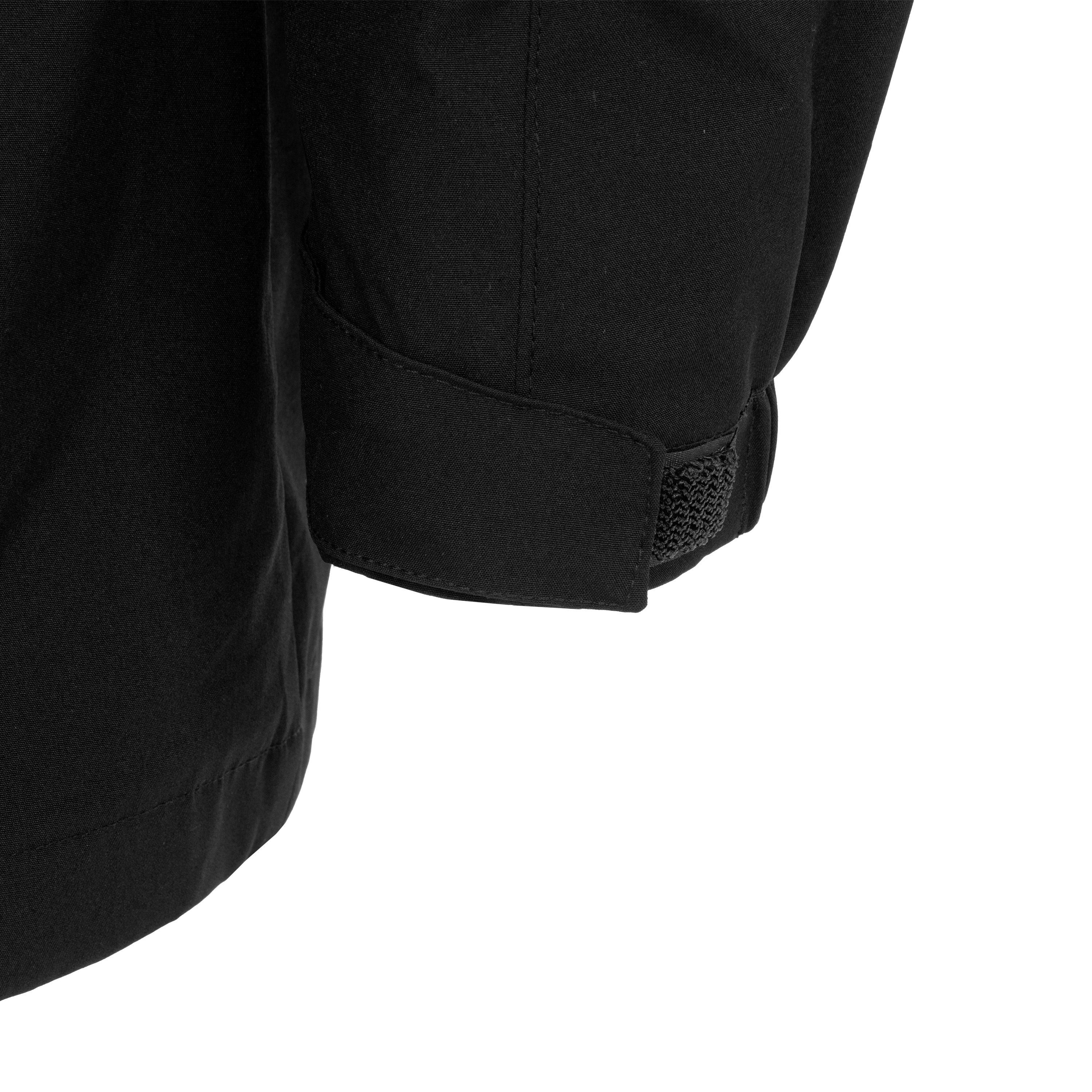 Schwarz - Gelert - Men's Wind Resistant Fleece Lined Detachable Hood Long Sleeve Full Zip Hoodie - 7