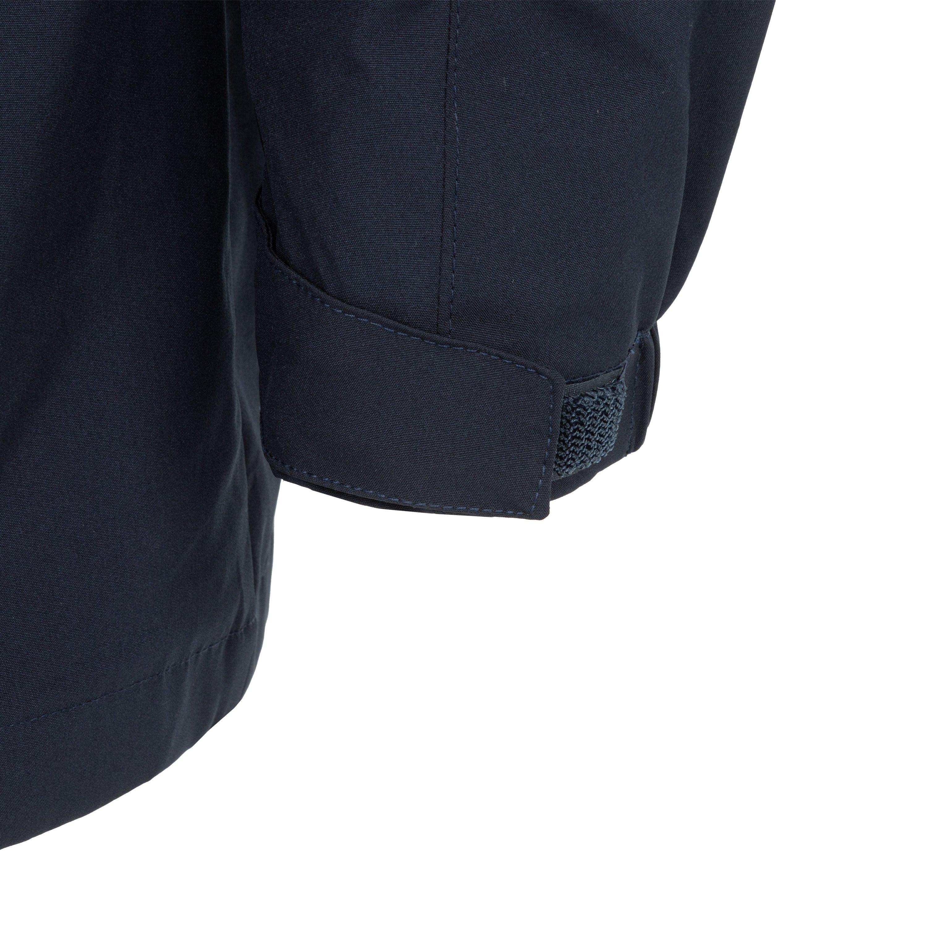 Navy - Gelert - Wind Resistant Fleece Lined Detachable Hood Long Sleeve Full Zip Hoodie - 7