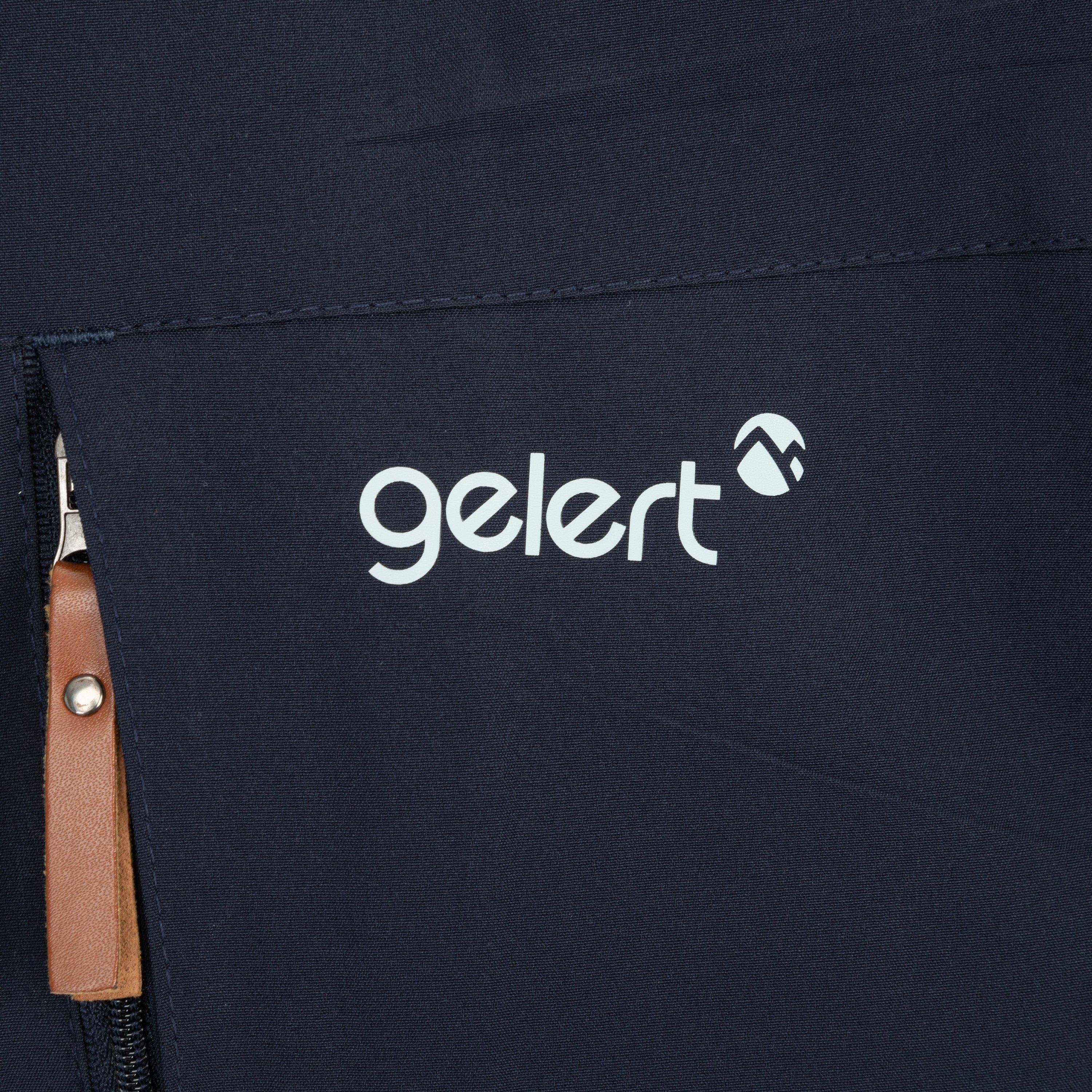 Navy - Gelert - Wind Resistant Fleece Lined Detachable Hood Long Sleeve Full Zip Hoodie - 5