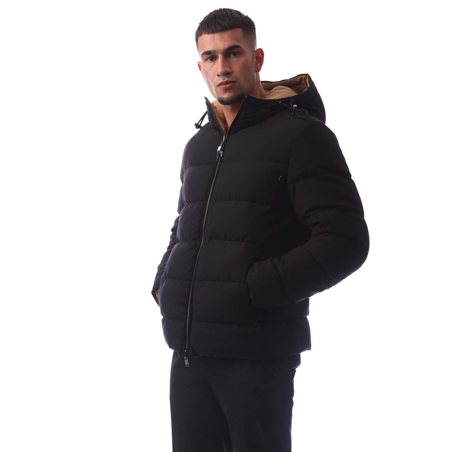 Black - Boss - Men's Heavyweight Puffer Jacket - 1