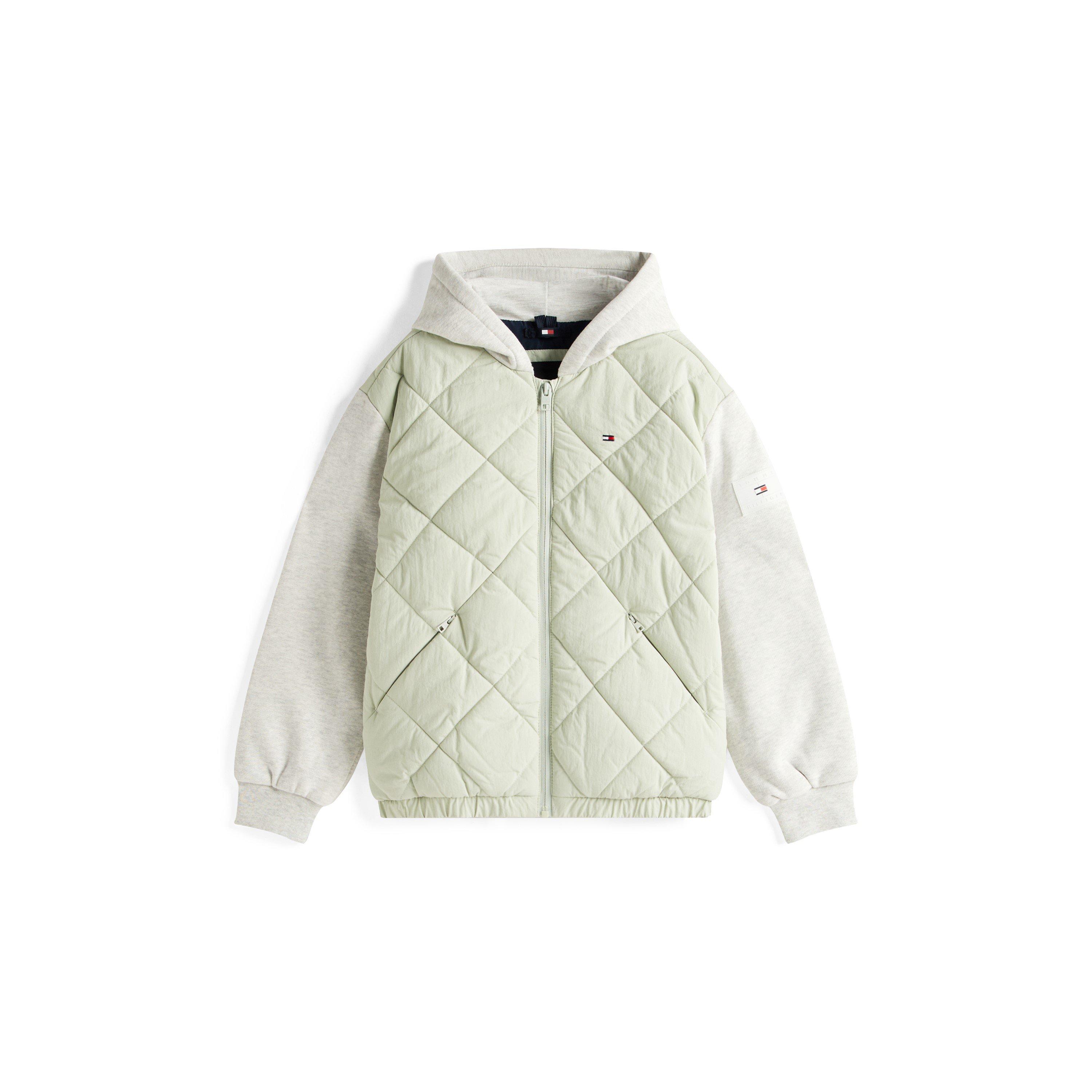 Tommy Hilfiger  Misty Sage M1c Kids' Diamond Quilted Insulated Jacket - 8Y