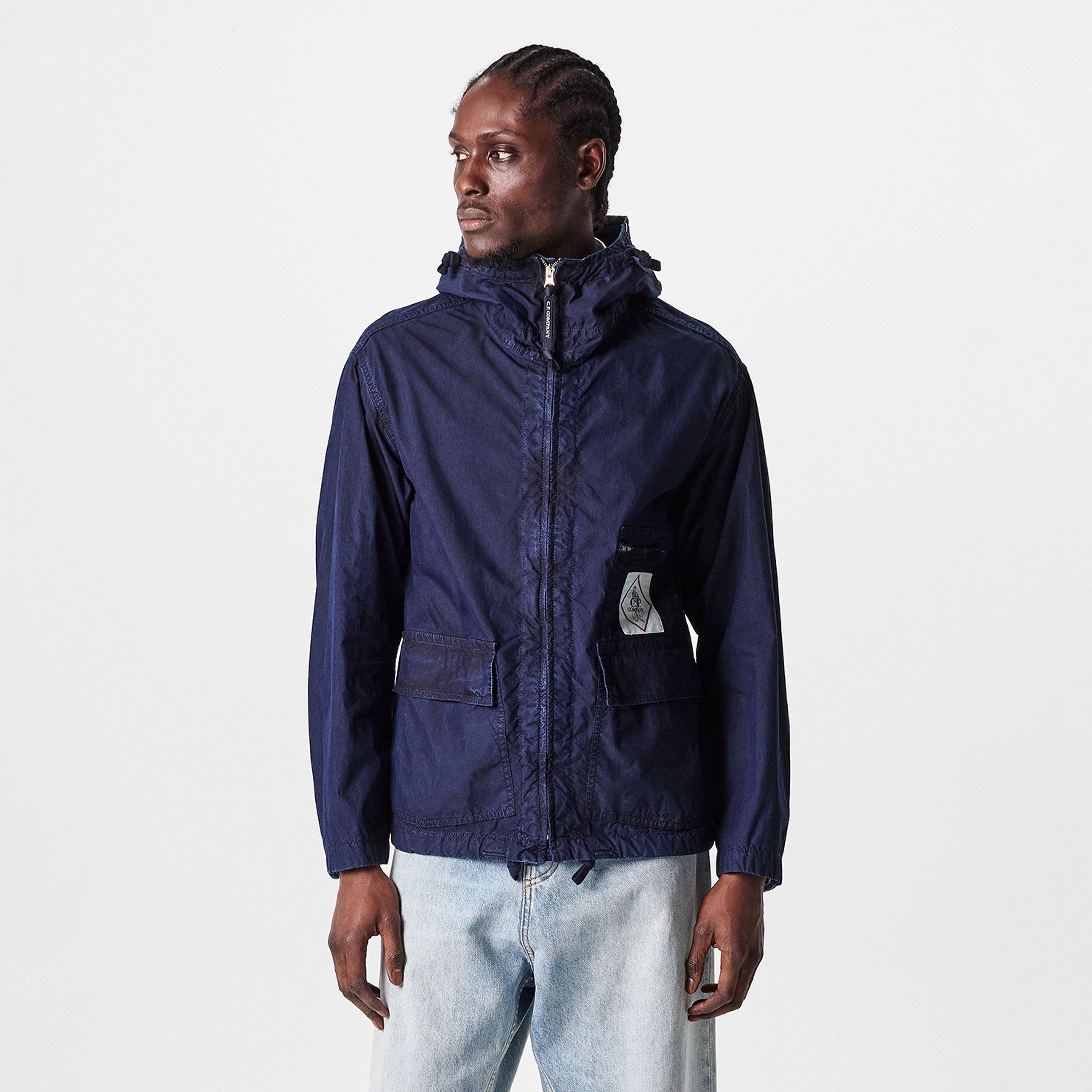 Blue 883 - CP Company - Men's  Adjustable Hood Winter Parka - 3