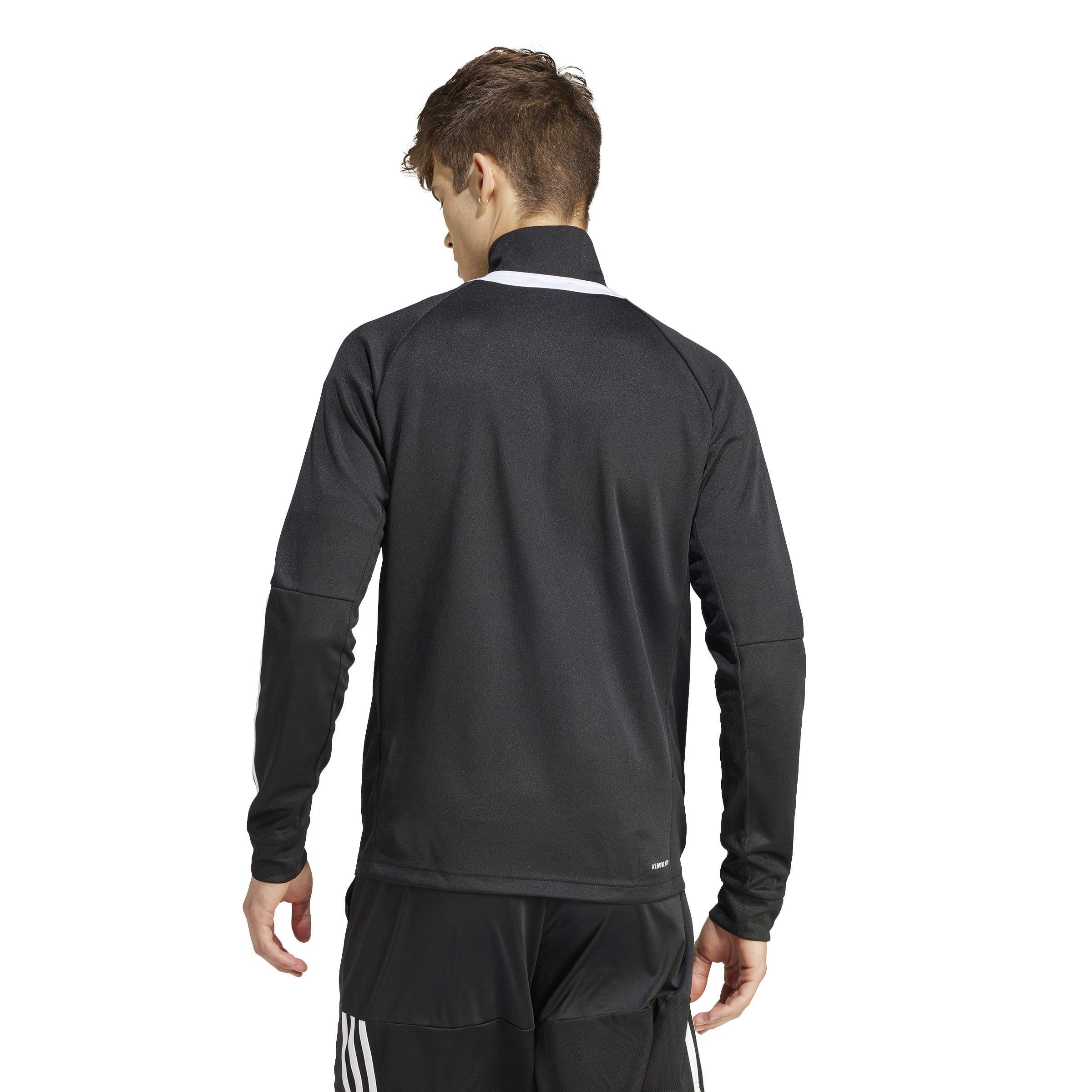Black/White - adidas - Sereno Aeroready Cut 3 Stripes Mens Slim Track Jacket - 3