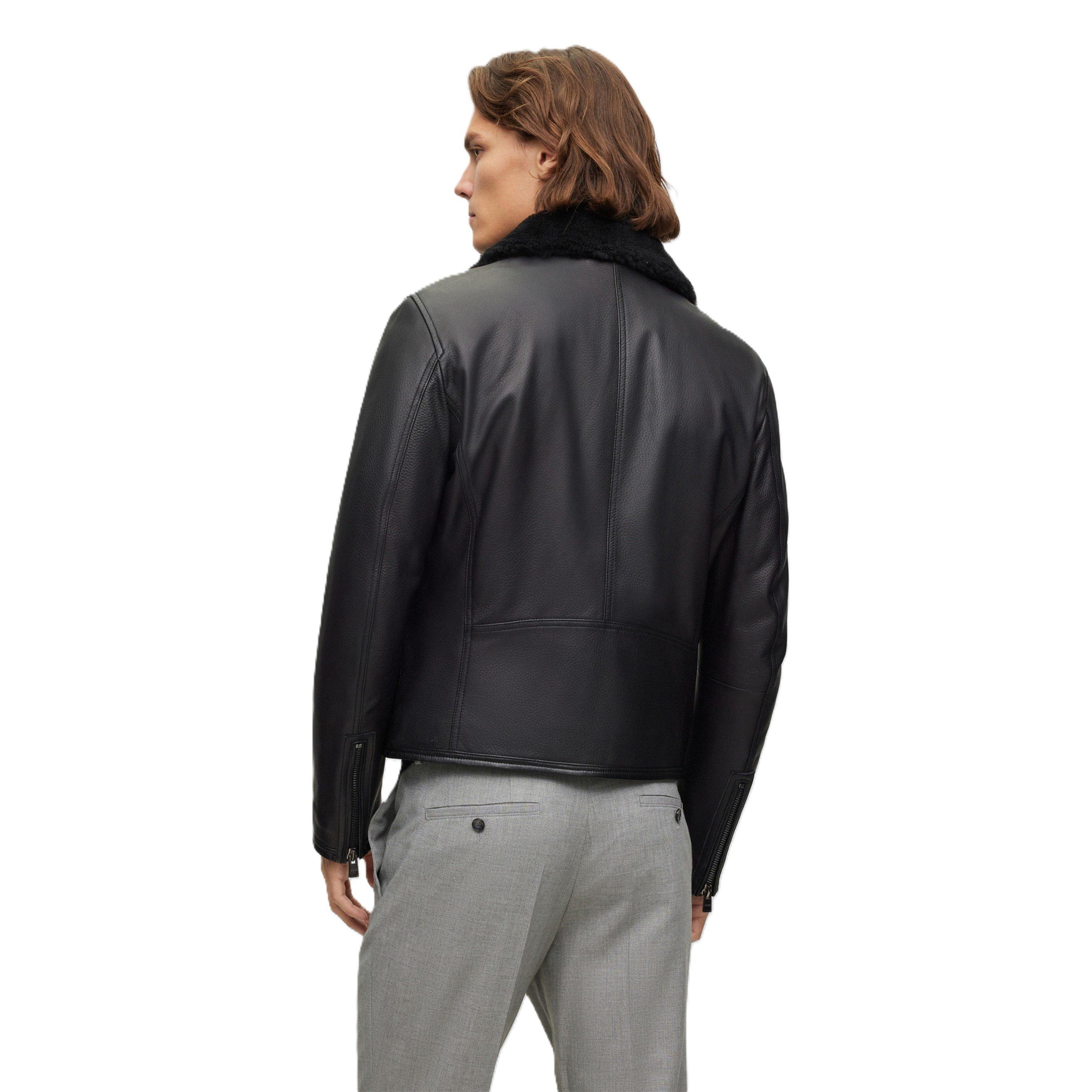 Black - Boss - Men's Marzono Tailored Aviator Jacket - 2