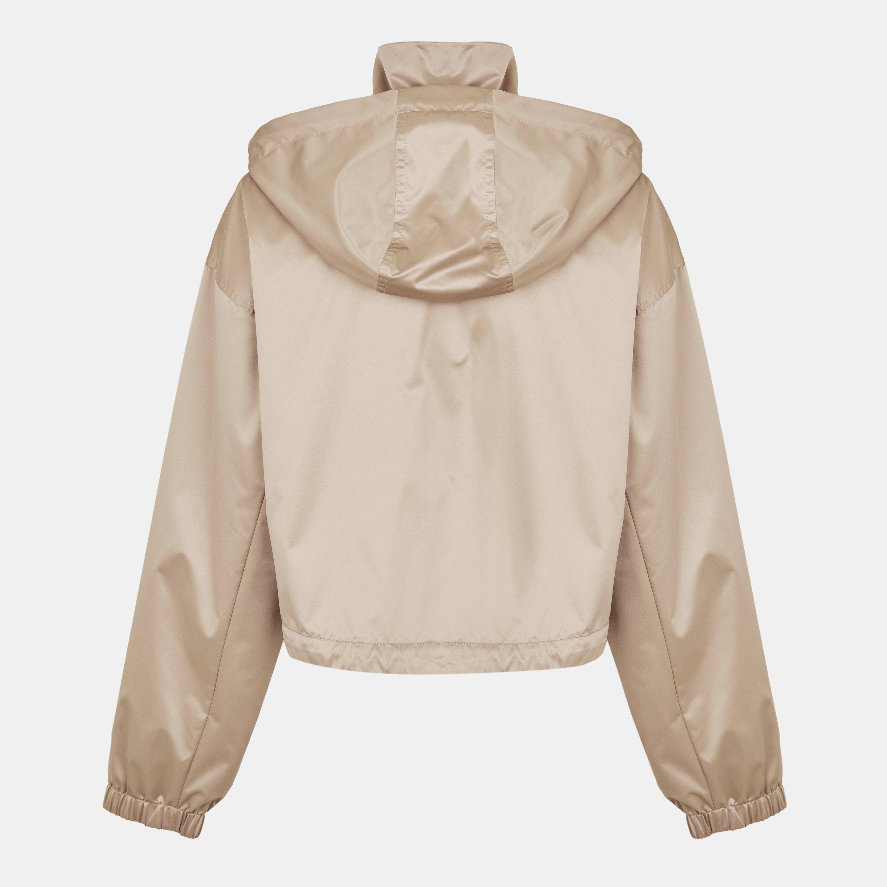 Toffee - Fendi - Women's Silky Hooded Long Sleeve Hybrid Jacket - 2