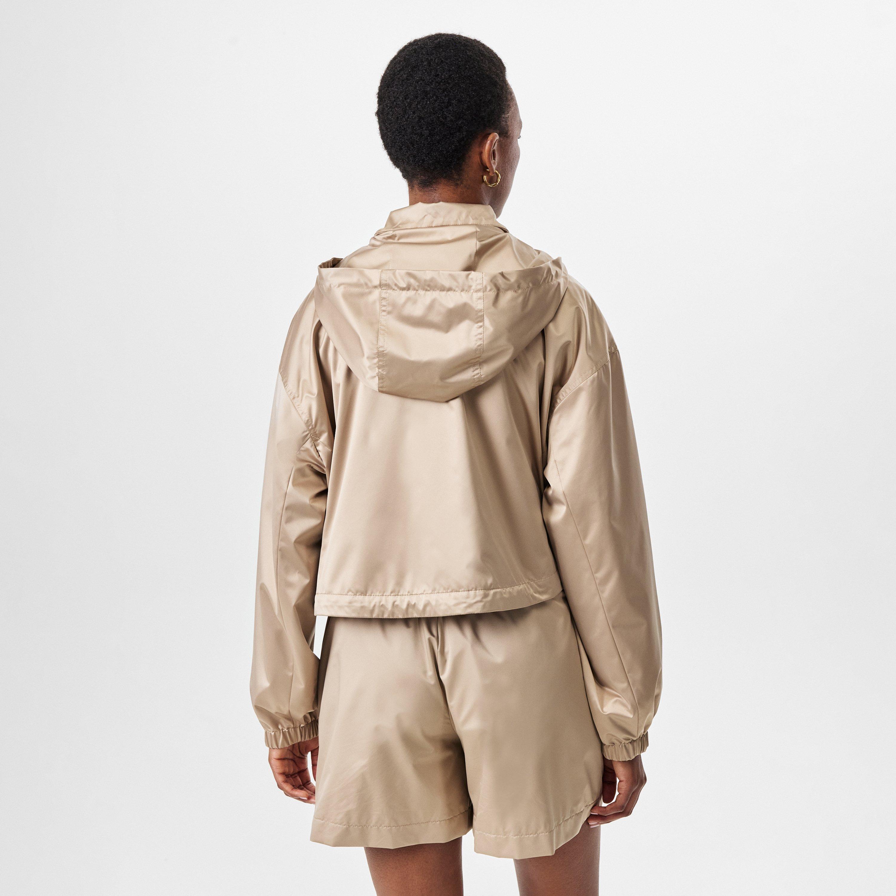 Toffee - Fendi - Women's Silky Hooded Long Sleeve Hybrid Jacket - 4