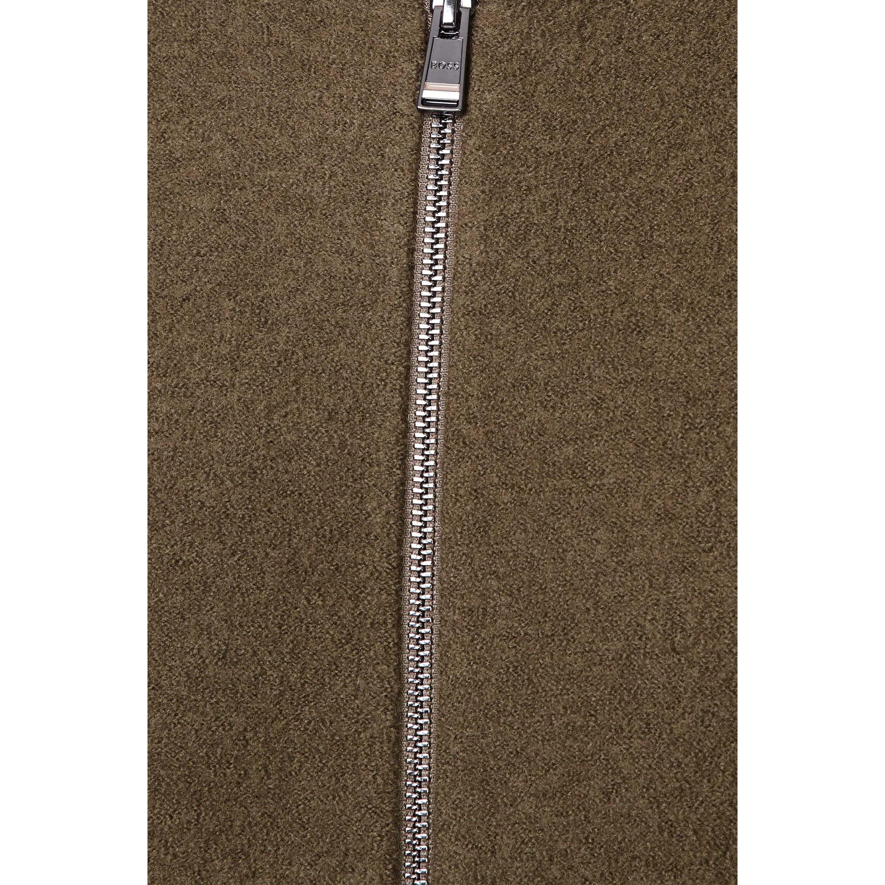 Green - Boss - Men's Meraviglio Lightweight Bomber Jacket - 3