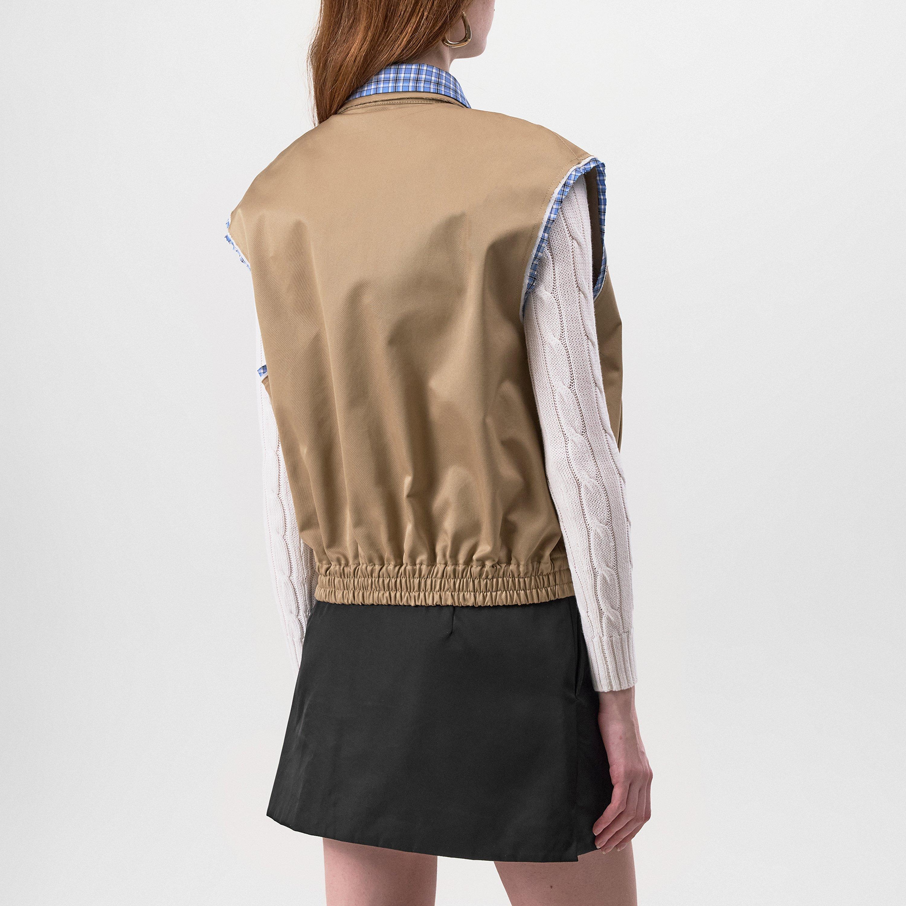 Corda - Miu Miu - Women's  Chino Cotton Sleeveless Gilet - 4