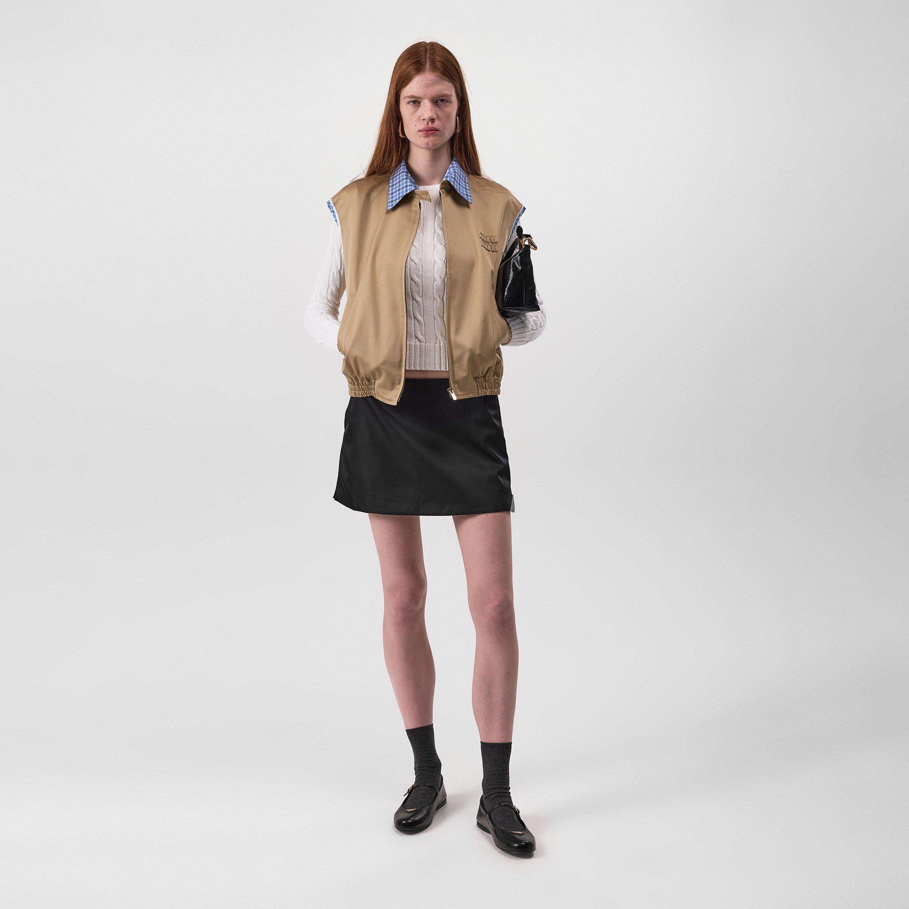 Corda - Miu Miu - Women's  Chino Cotton Sleeveless Gilet - 6