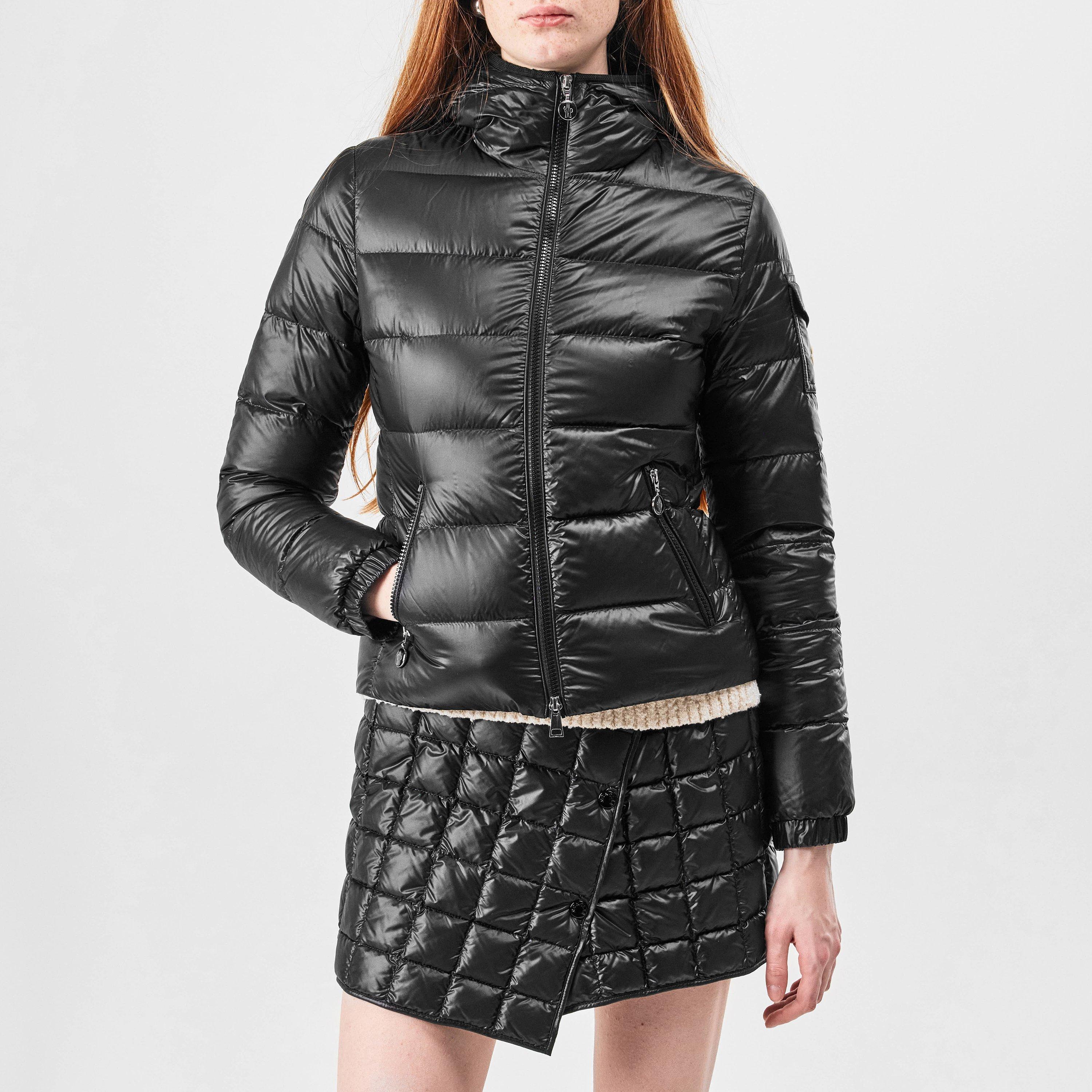 Black 999 - Moncler - Women's Gles Hooded 90/10 Goose Down Short Puffer Jacket - 1