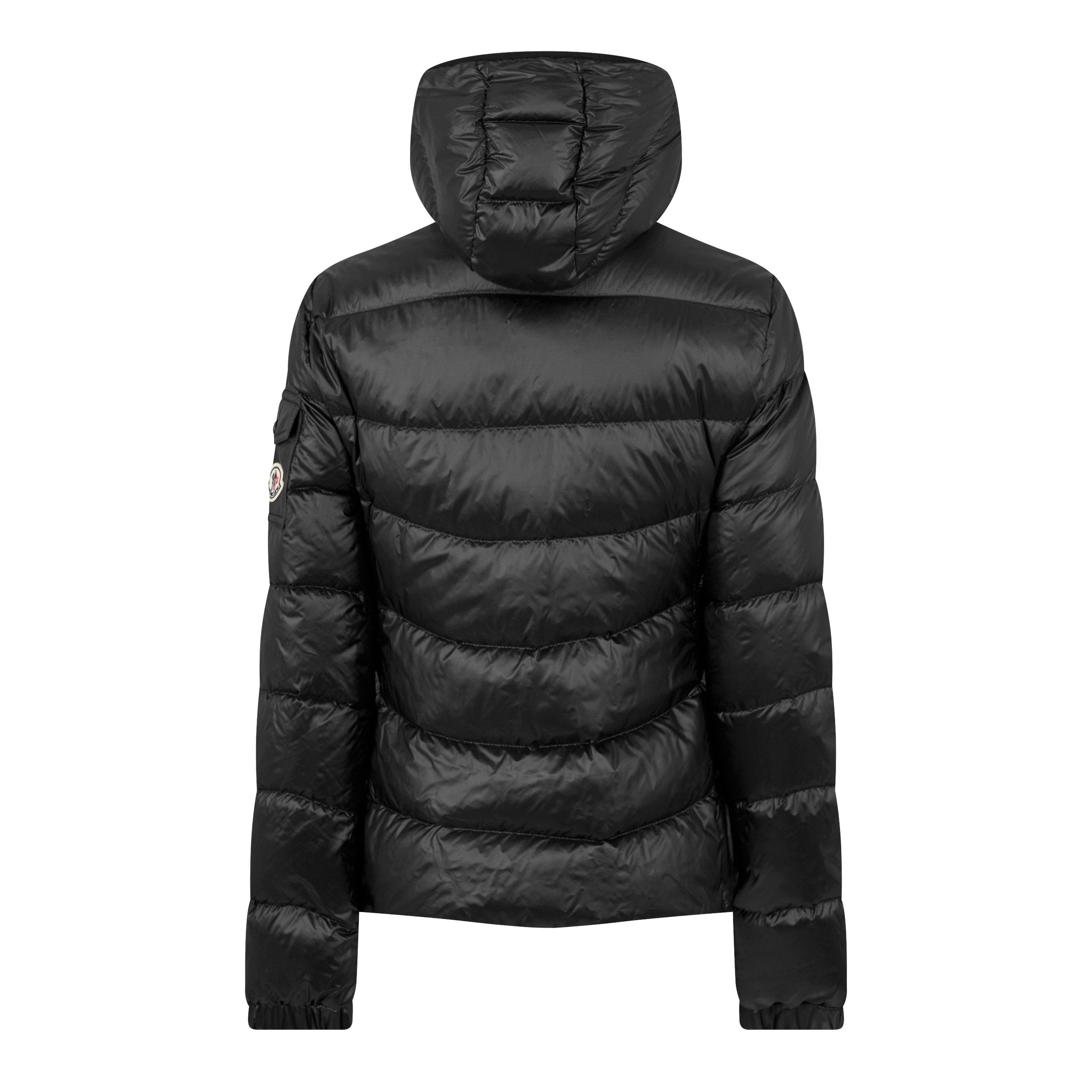 Black 999 - Moncler - Women's Gles Hooded 90/10 Goose Down Short Puffer Jacket - 6