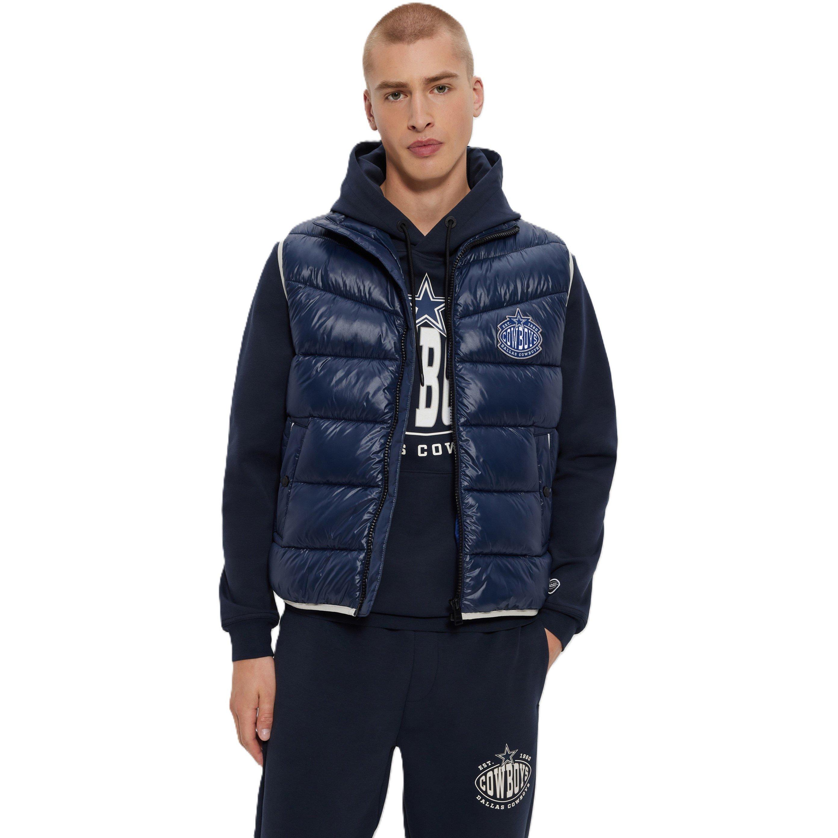Blue - Boss - Men's Corner NFL Puffer Jacket - 4