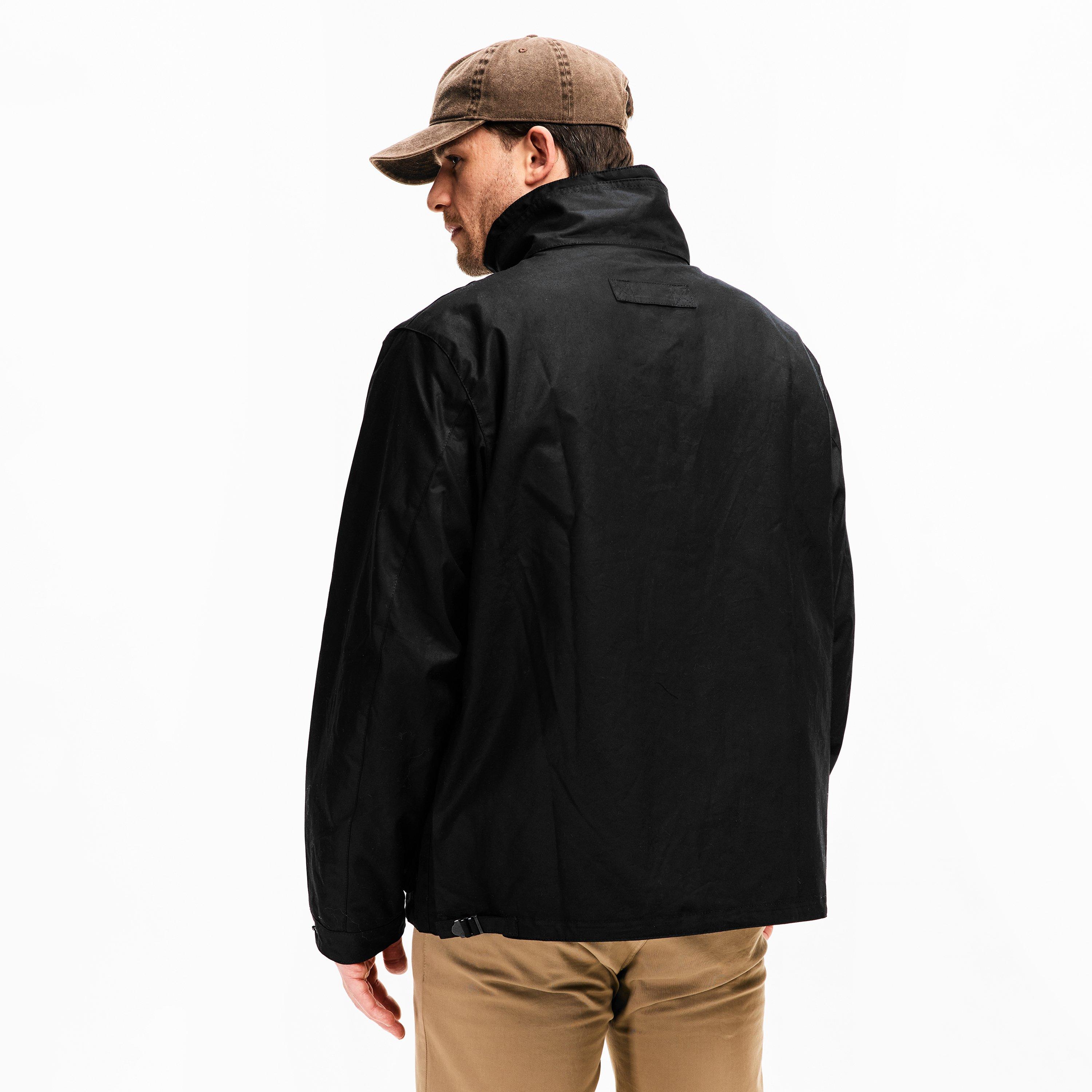 Black - Barbour - Men's RE Util Bedale Re-Engineered Waxed Jacket - 4