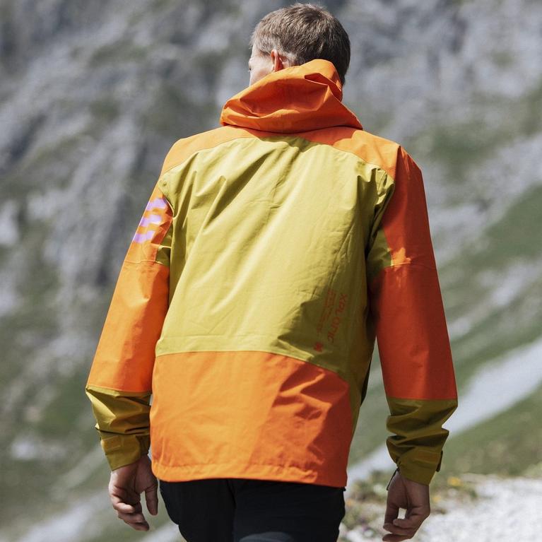Pouls Olive - adidas - Terrex Xploric RAIN.RDY Hiking Jacket Mens - 15