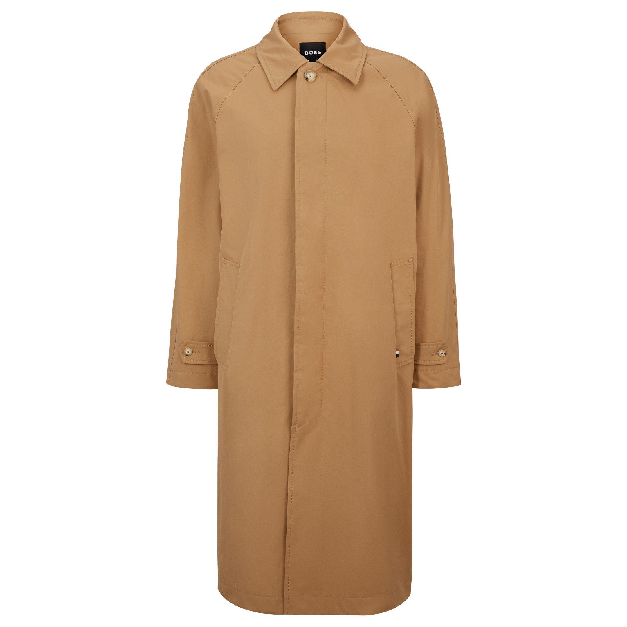 Boss Men's C Cam Mac Overcoat - Medium Beige - XL