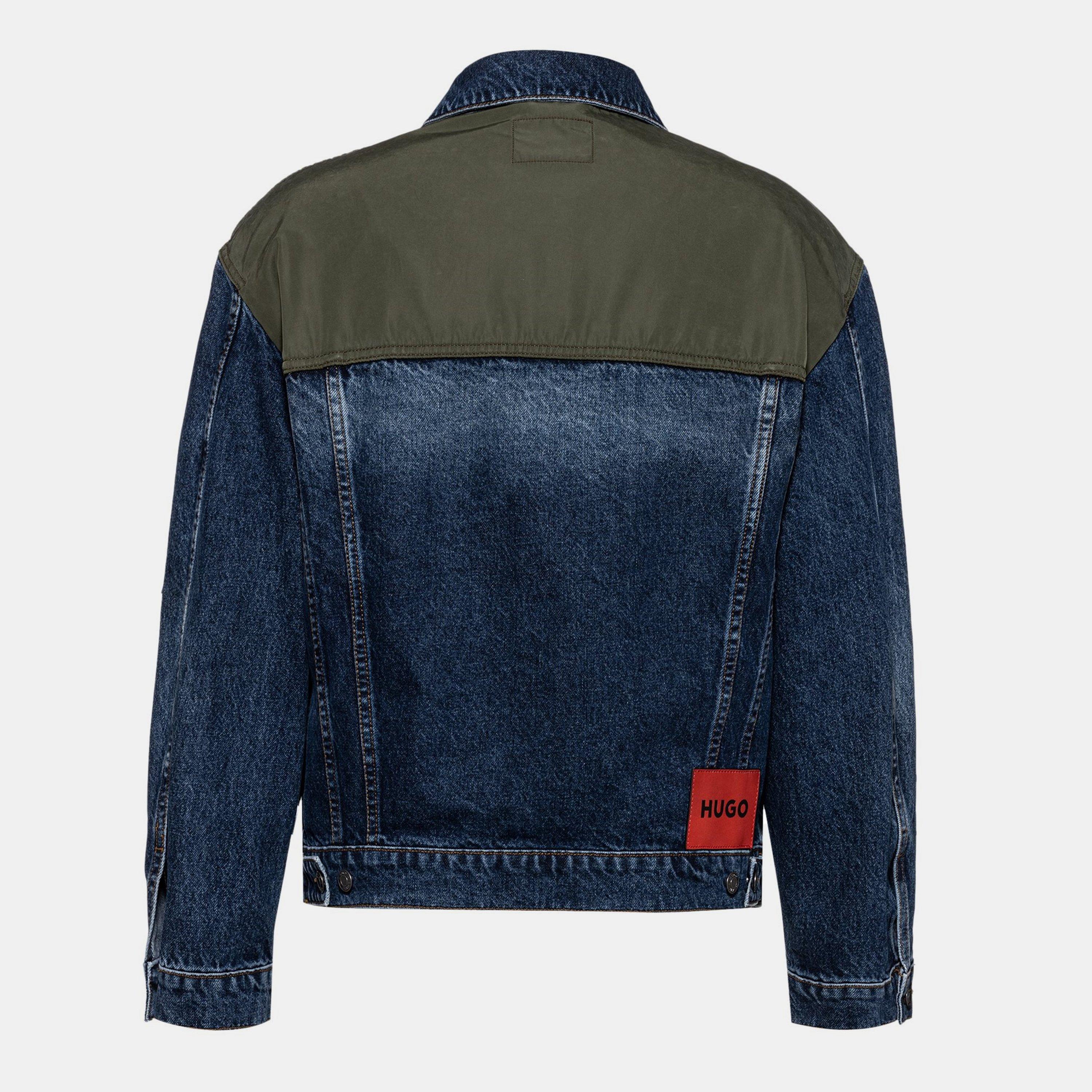 Navy - Hugo - Men's Denim Jacket - 2