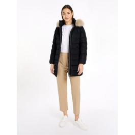 Tommy Hilfiger TYRA DOWN COAT WITH FUR