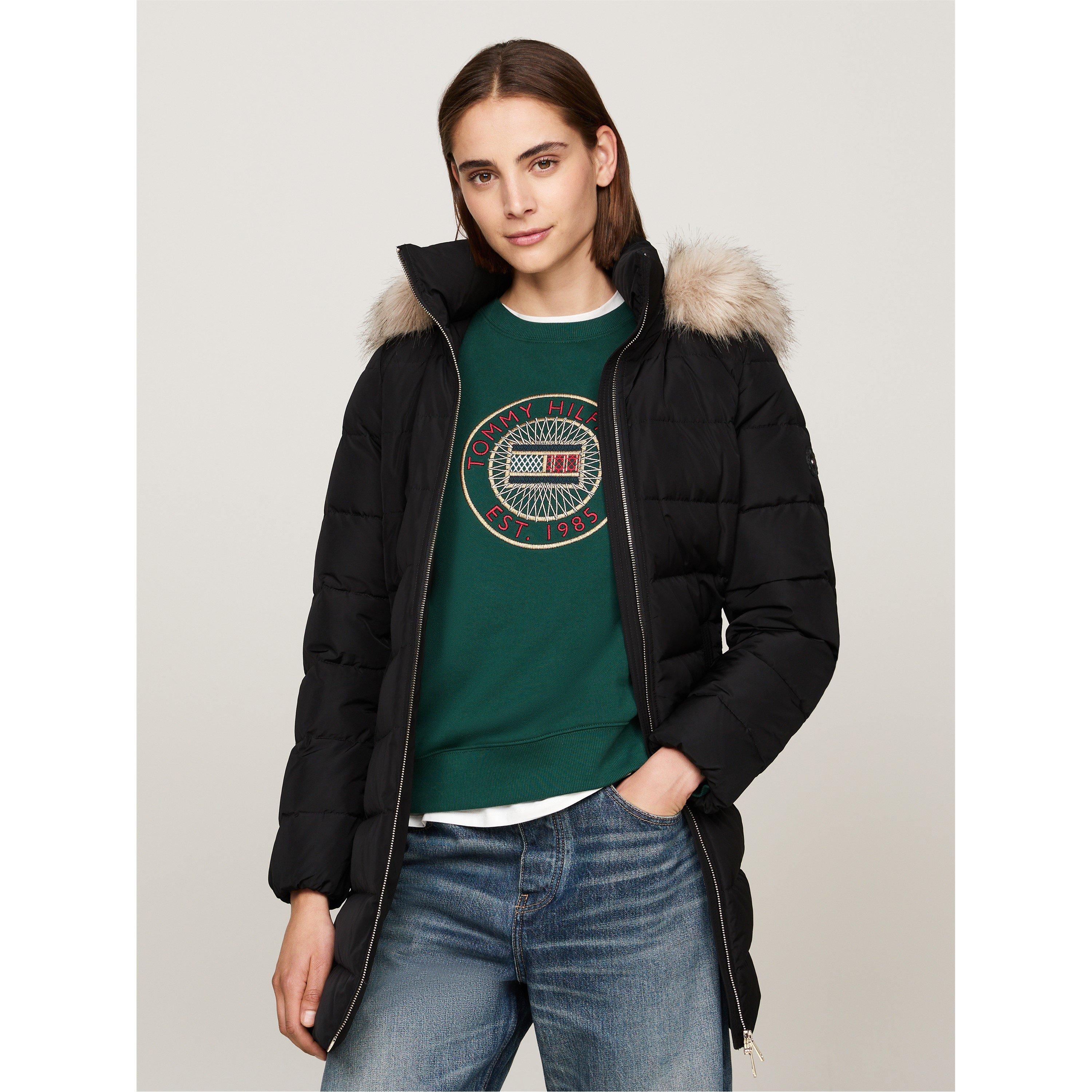 Black - Tommy Hilfiger - Womens Tyra Down Coat - 4