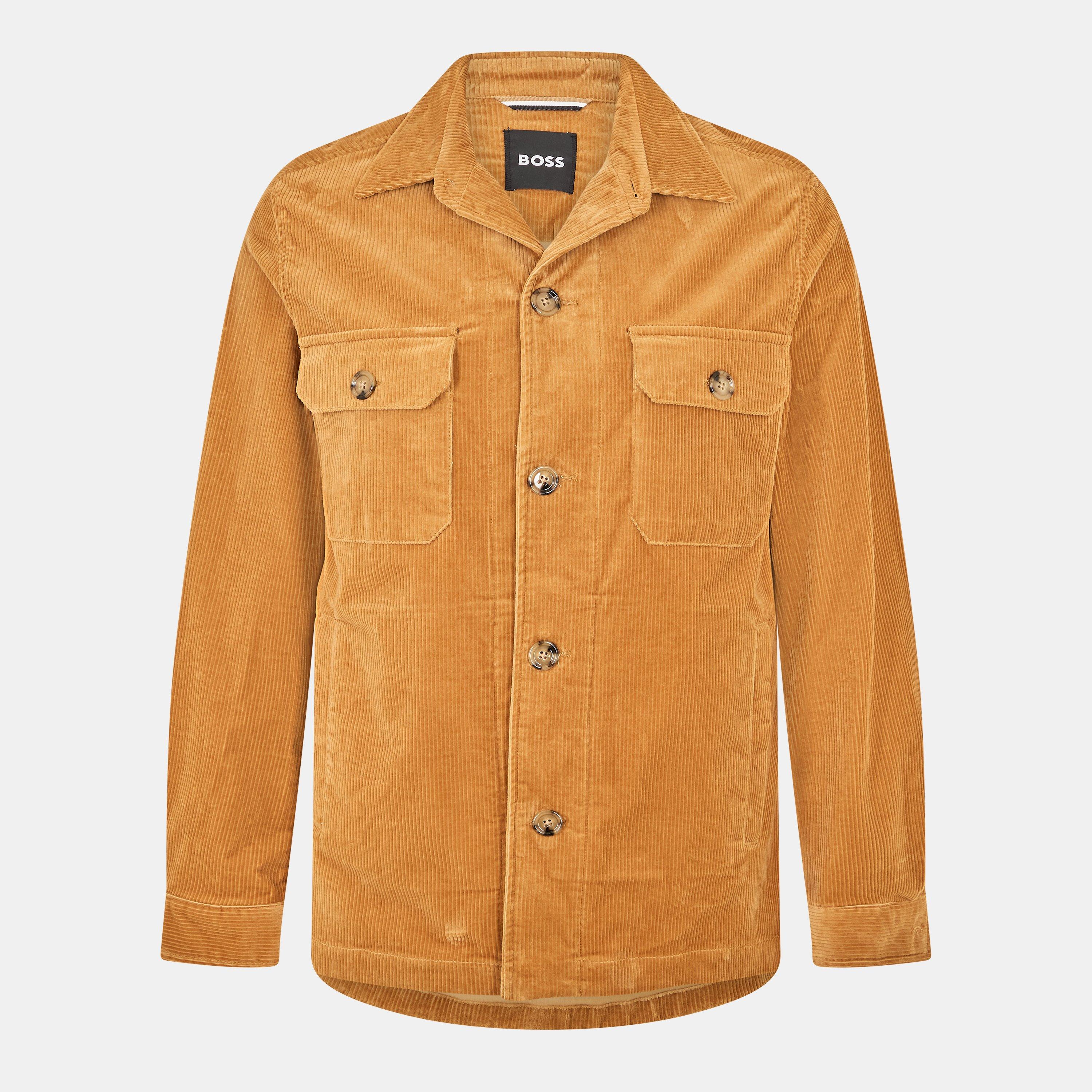 Boss Men's C Carper Os Overshirt - Medium Beige - S